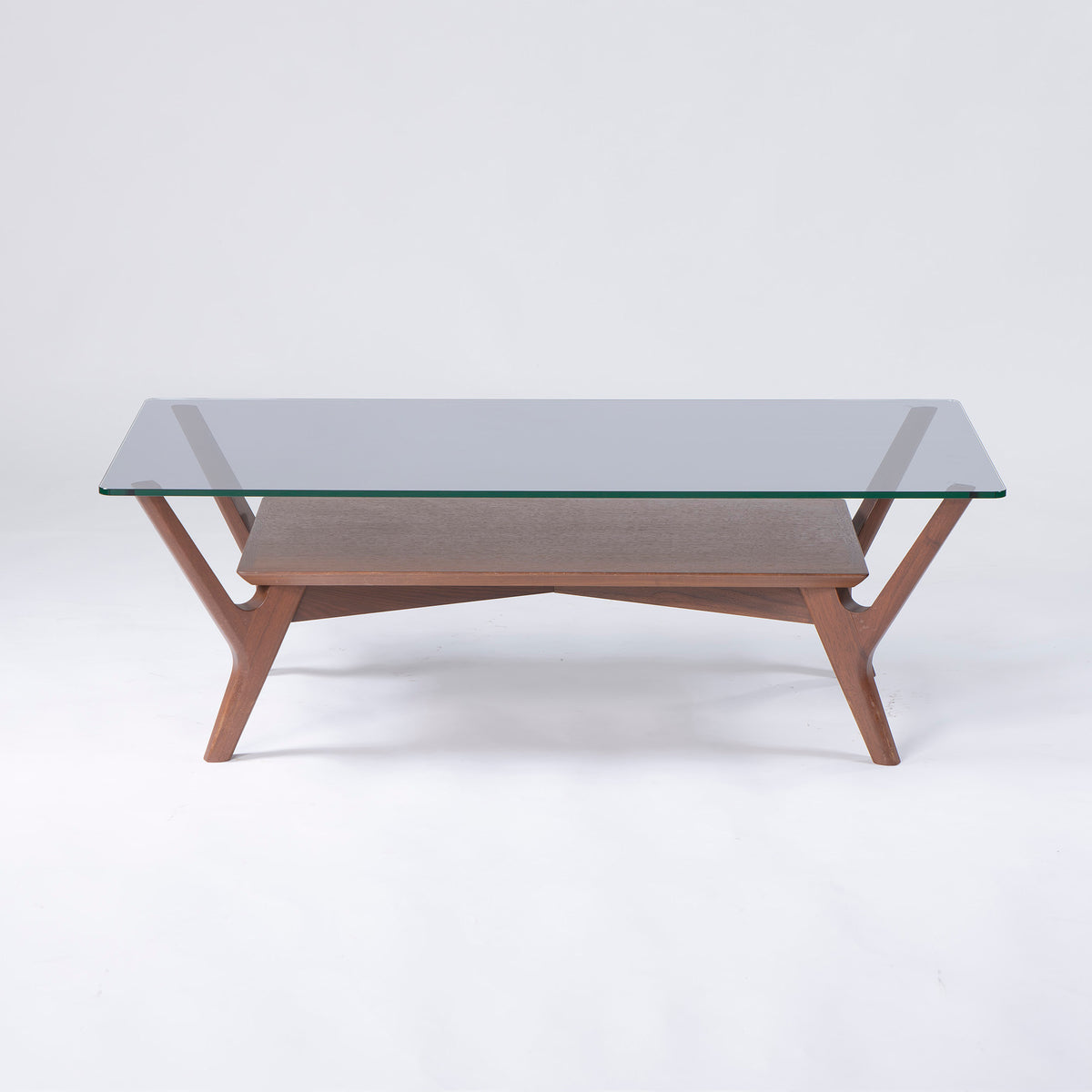 冨士ファニチア FUJI FURNITURE Koti コティ T4160M センターテーブル ウォールナット材 ガラス天板