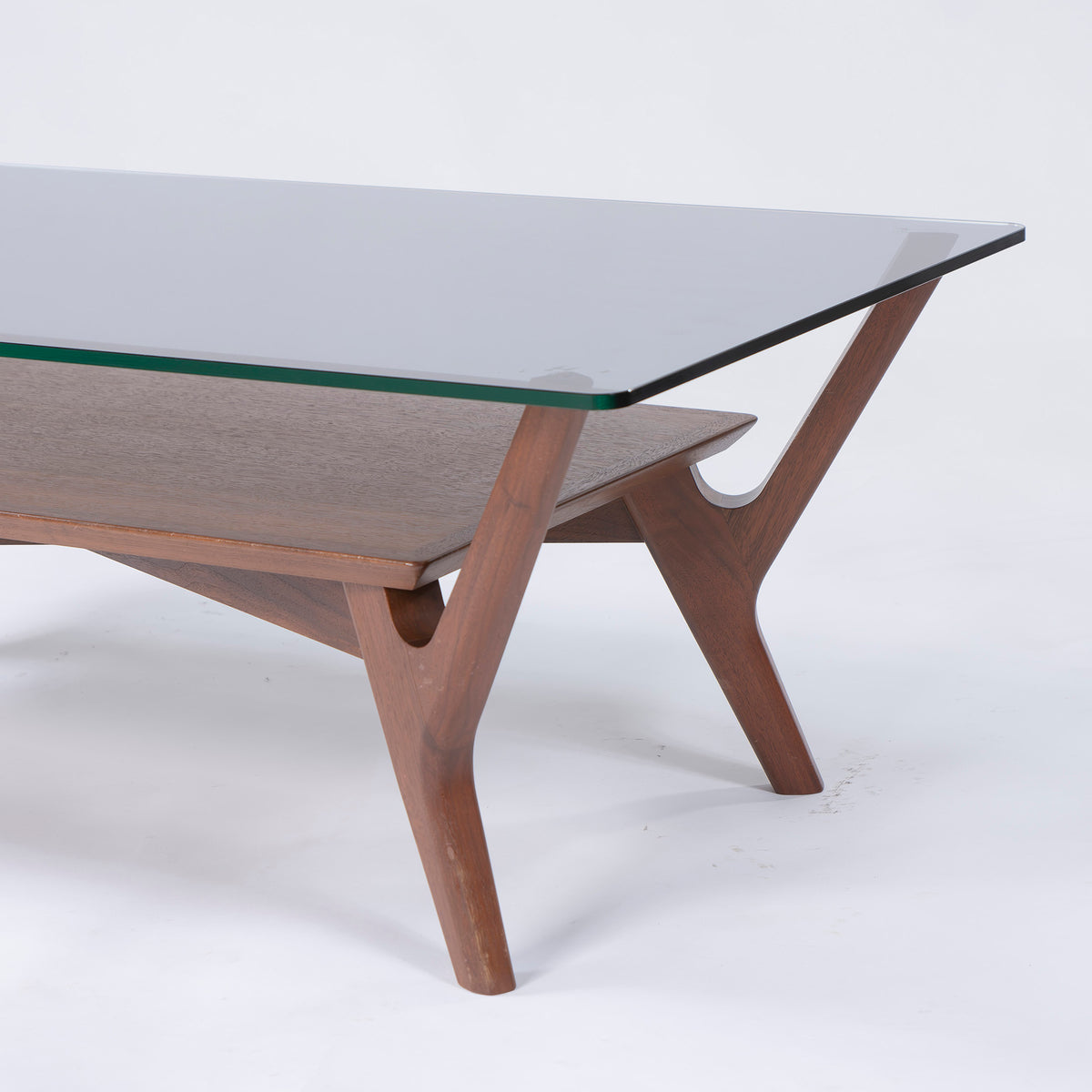 冨士ファニチア FUJI FURNITURE Koti コティ T4160M センターテーブル ウォールナット材 ガラス天板