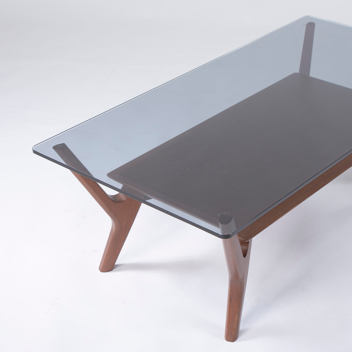 冨士ファニチア FUJI FURNITURE Koti コティ T4160M センターテーブル ウォールナット材 ガラス天板
