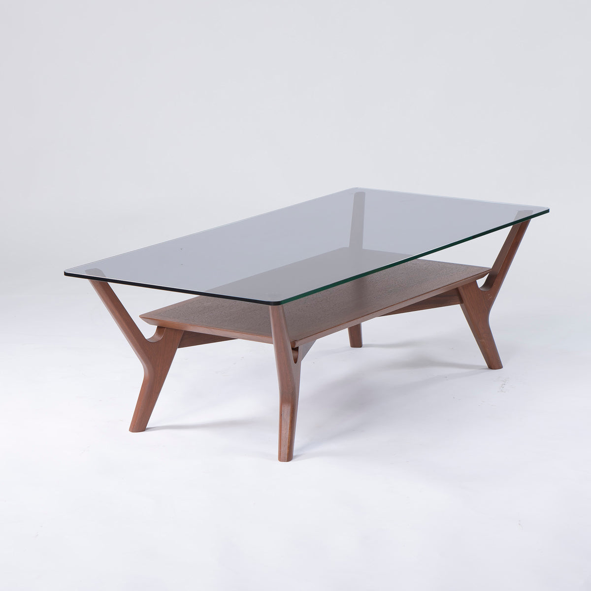 冨士ファニチア FUJI FURNITURE Koti コティ T4160M センターテーブル ウォールナット材 ガラス天板