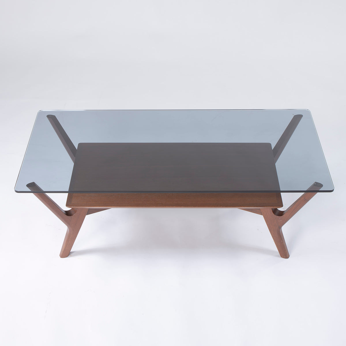 冨士ファニチア FUJI FURNITURE Koti コティ T4160M センターテーブル ウォールナット材 ガラス天板