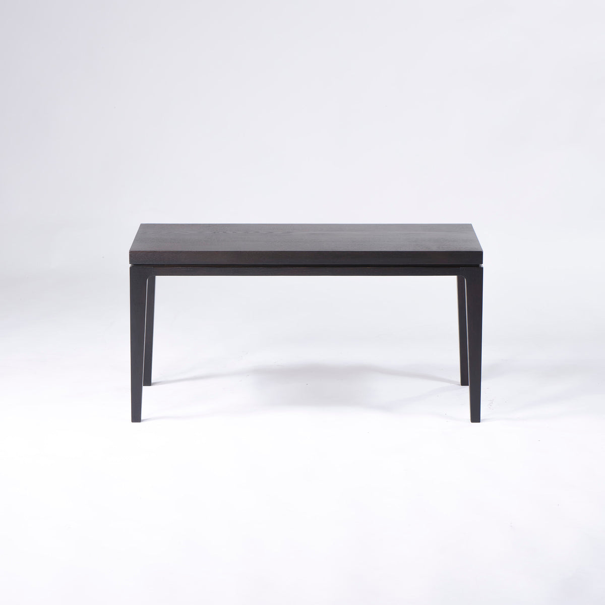 TIME & STYLEセンターテーブル  アッシュ無垢材 ダークブラウン 幅90cm