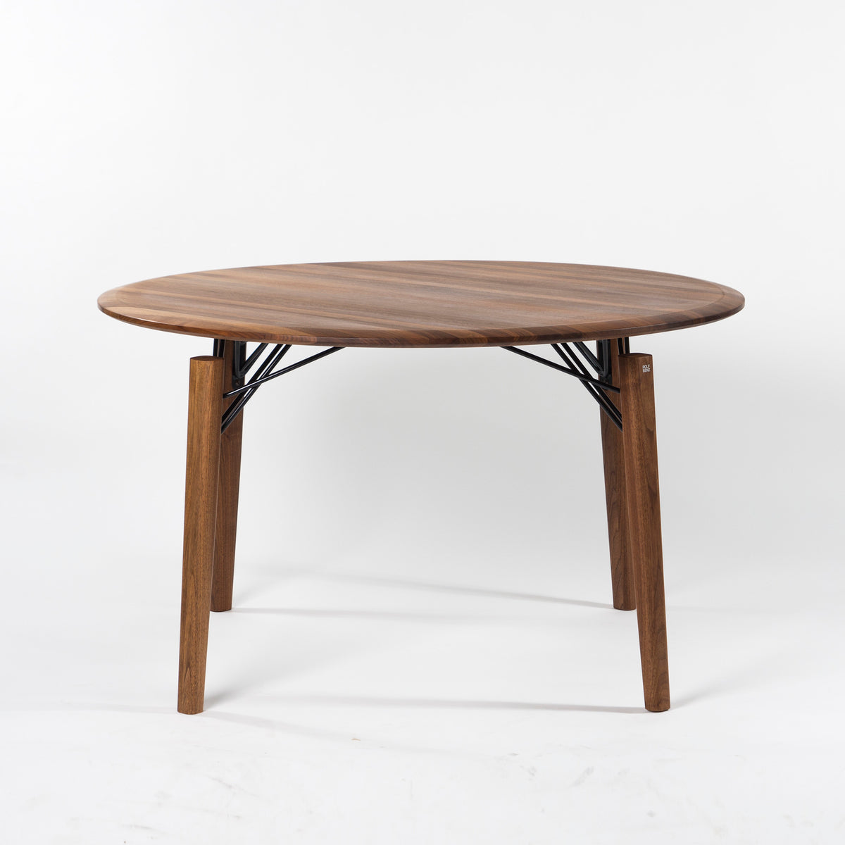 ◆美品◆ROLF BENZ/ロルフベンツ 964ラウンドダイニングテーブル アメリカンウォールナット 無垢材 オイル仕上げ デザイナーズ家具
