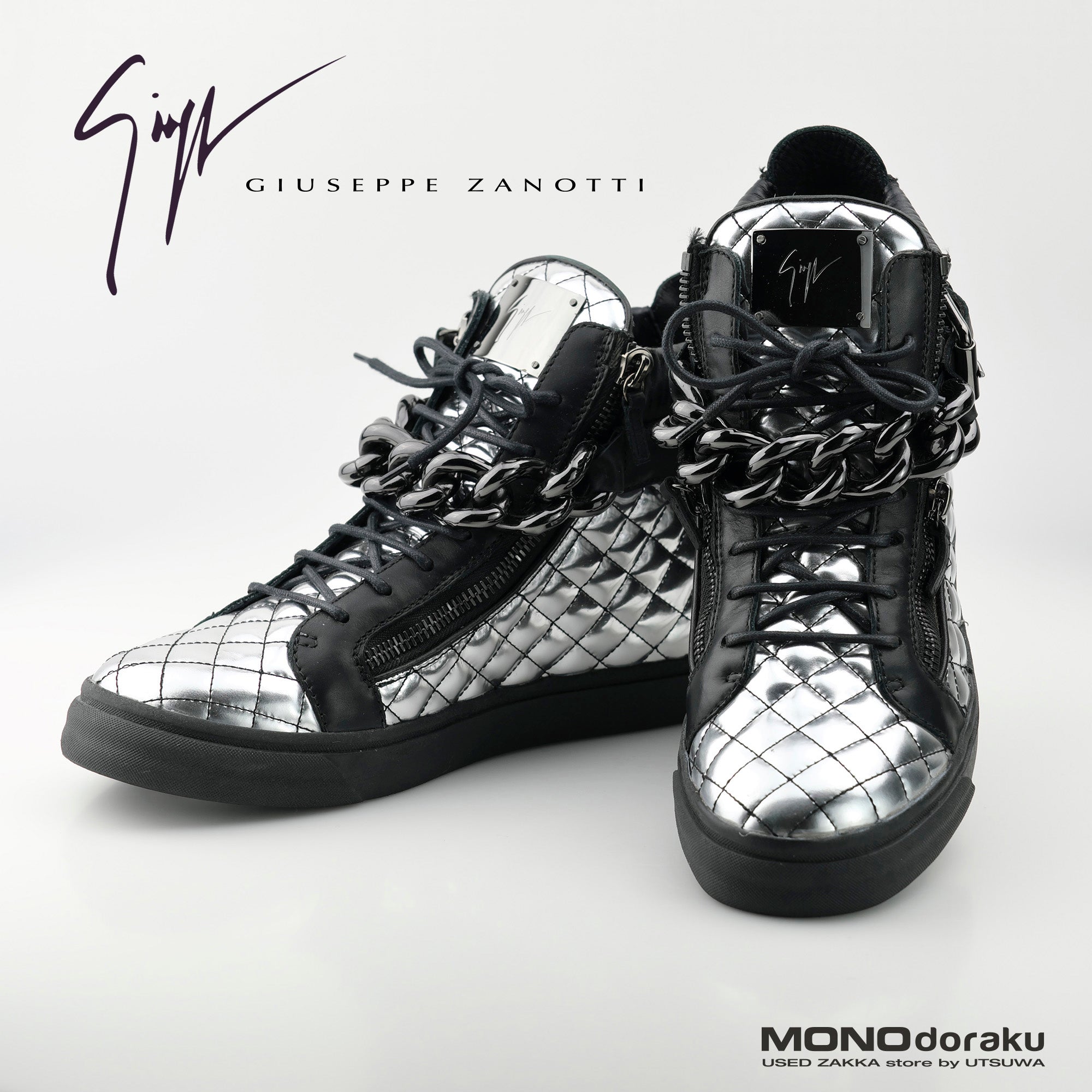 ジュゼッペザノッティ Giuseppe Zanotti メンズ ハイカットスニーカー 42サイズ