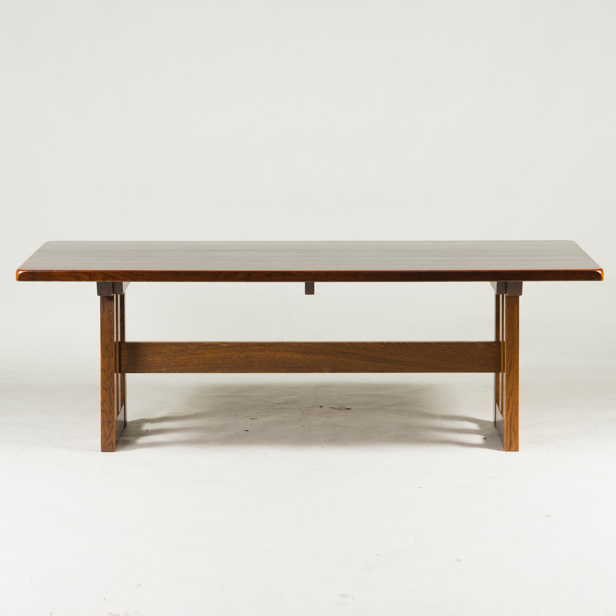 ◆希少◆三越家具 オーク無垢材 ダイニングテーブル w180 英国カントリー 和モダン リビングテーブル センターテーブル レトロ