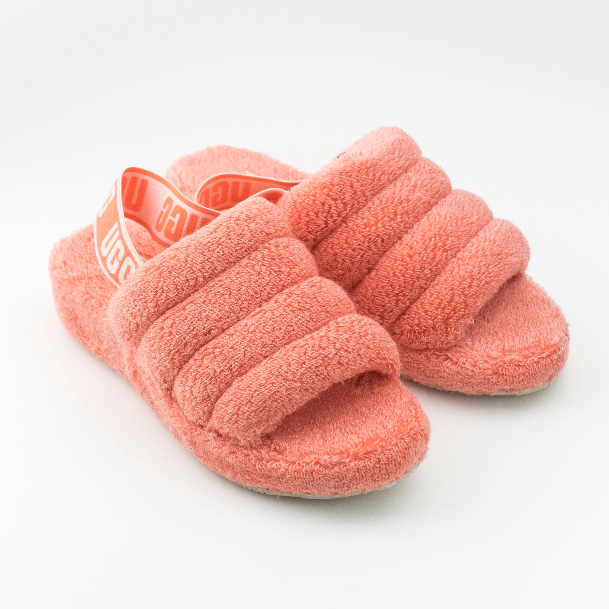 アグ UGG  レディース サンダル フラッフ イヤー テリー FLUFF YEAH TERRY 24cm ピンク