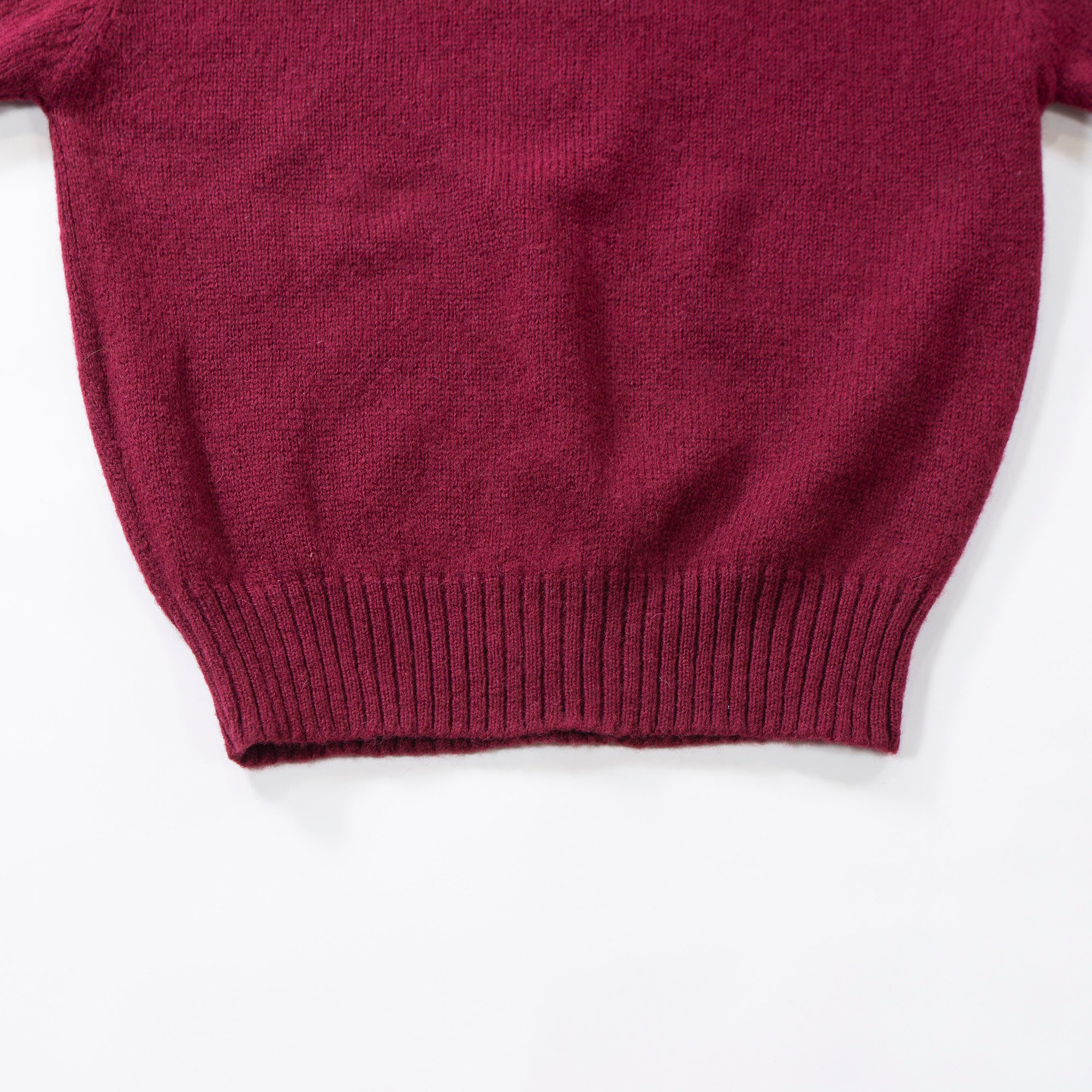 Polo Ralph Lauren Wool Knit Bordeaux Raglan Sleeve Sweater Top Pony Logo