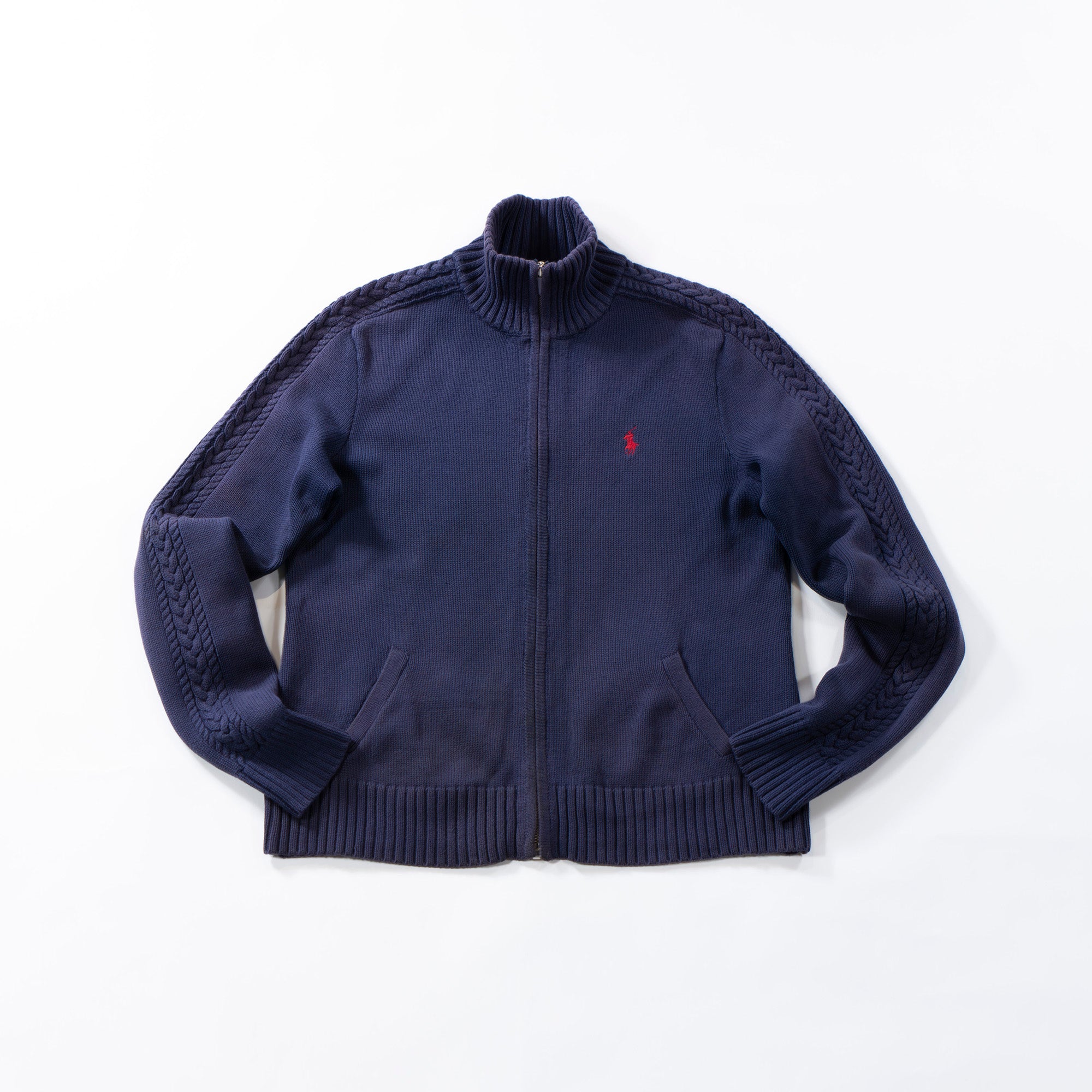 ラルフローレン Ralph Lauren Sport ニットジャージ ネイビー セーター ニット トップス ポニーロゴ