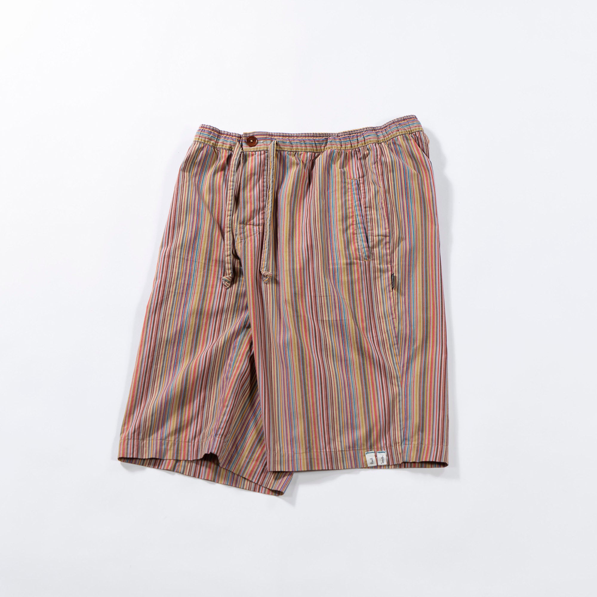 ポールスミス Paul Smith マルチストライプ ワイドイージーショーツ ハーフパンツ メンズ レディース ユニセックス パンツ ボトムス
