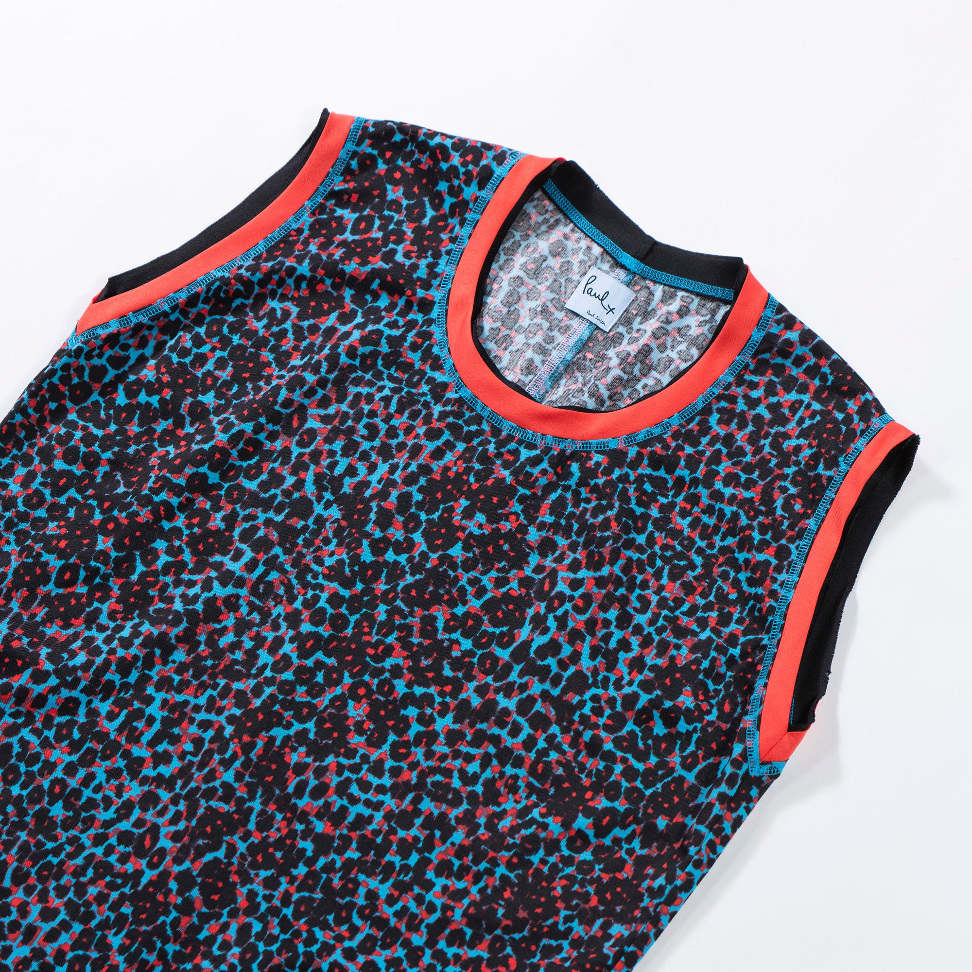 ポールスミス Paul Smith レオパード柄 ノースリーブ クルーネック レディースファッション トップス Tシャツ タンクトップ チュニック