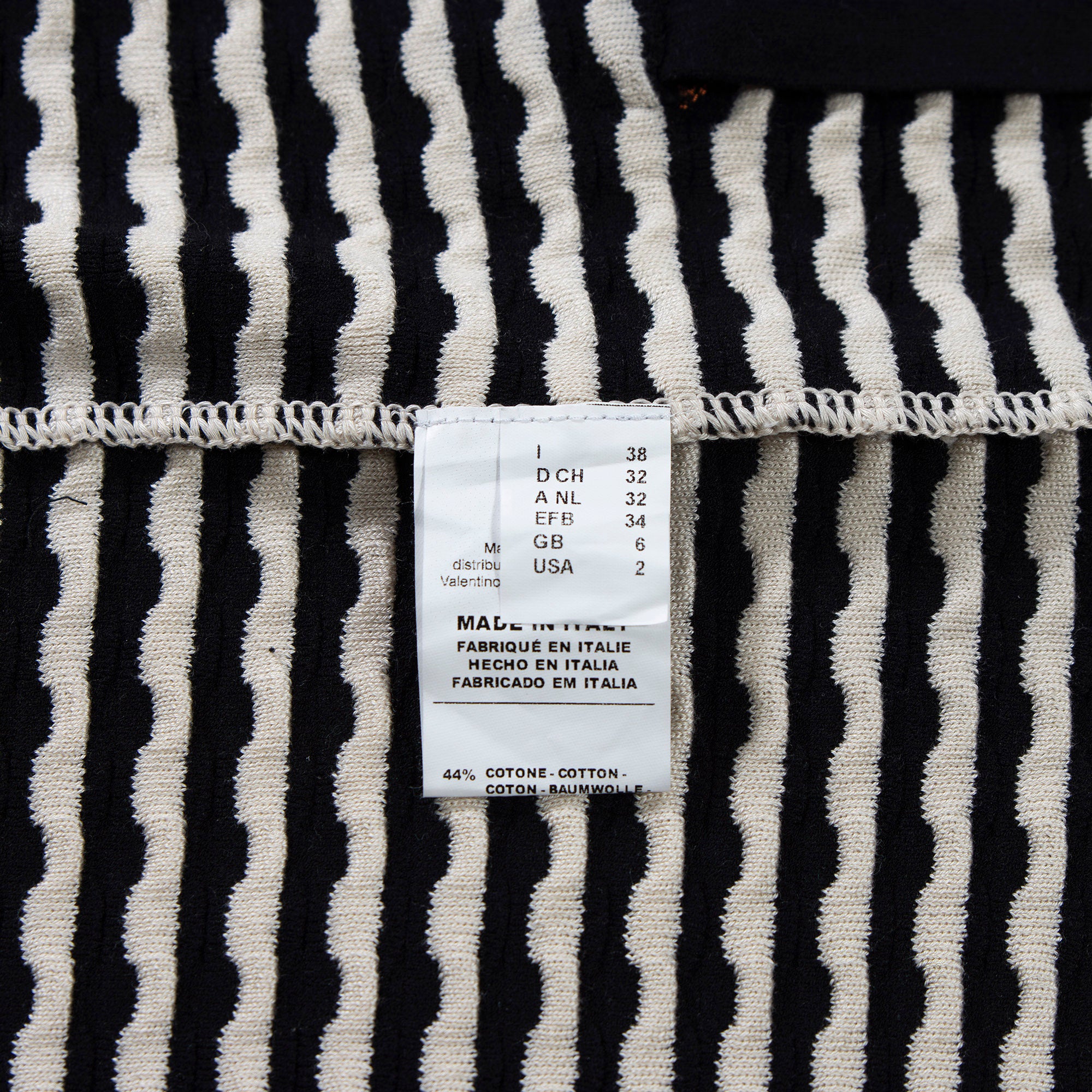 ミッソーニ M MISSONI クルーネック ショートスリーブニットカーディガン 幾何学 半袖 イタリア製 レディース トップス サマーニット