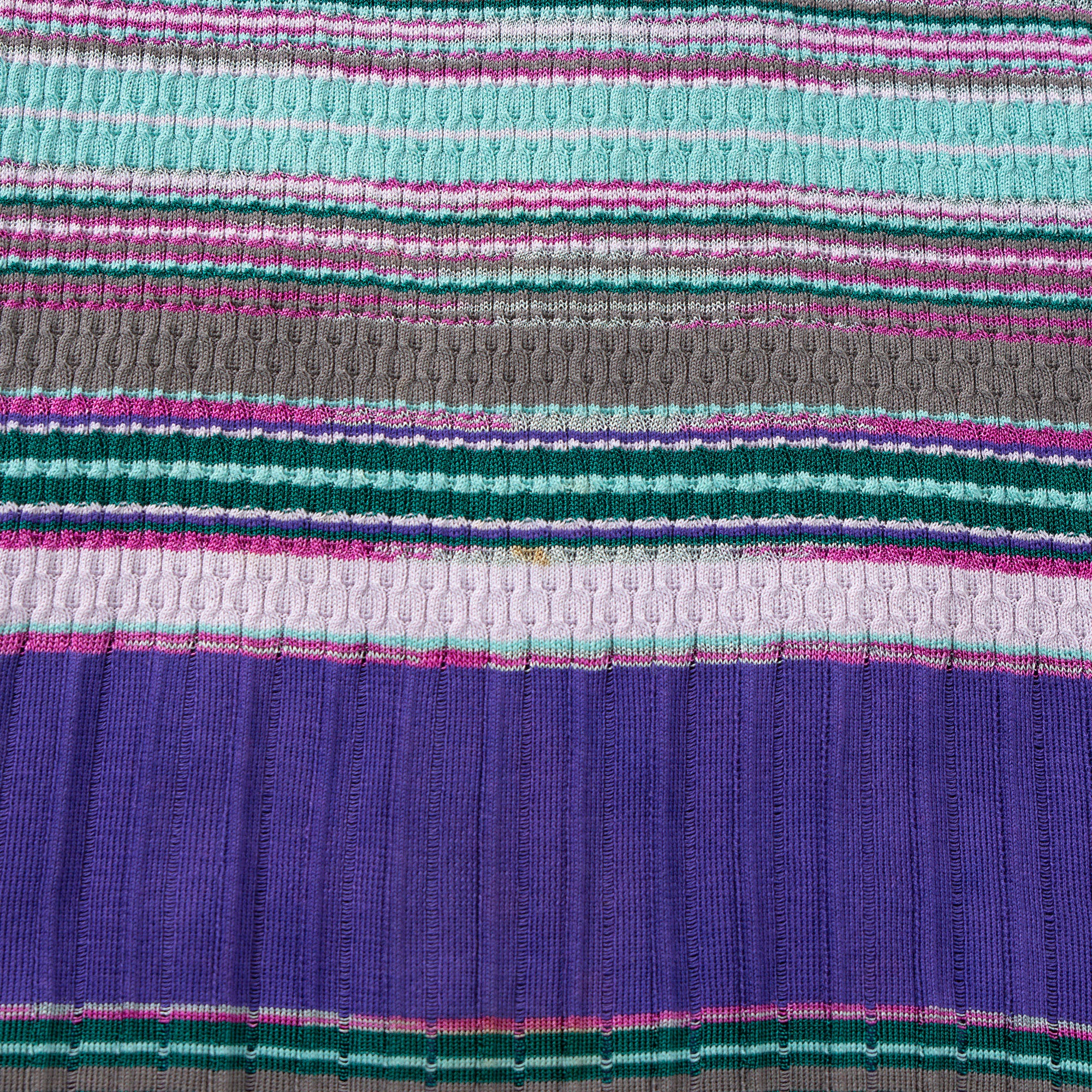 ミッソーニ M MISSONI ノースリーブニットワンピース コットン×レーヨン マルチカラー レディースファッション レディーストップス ドレス