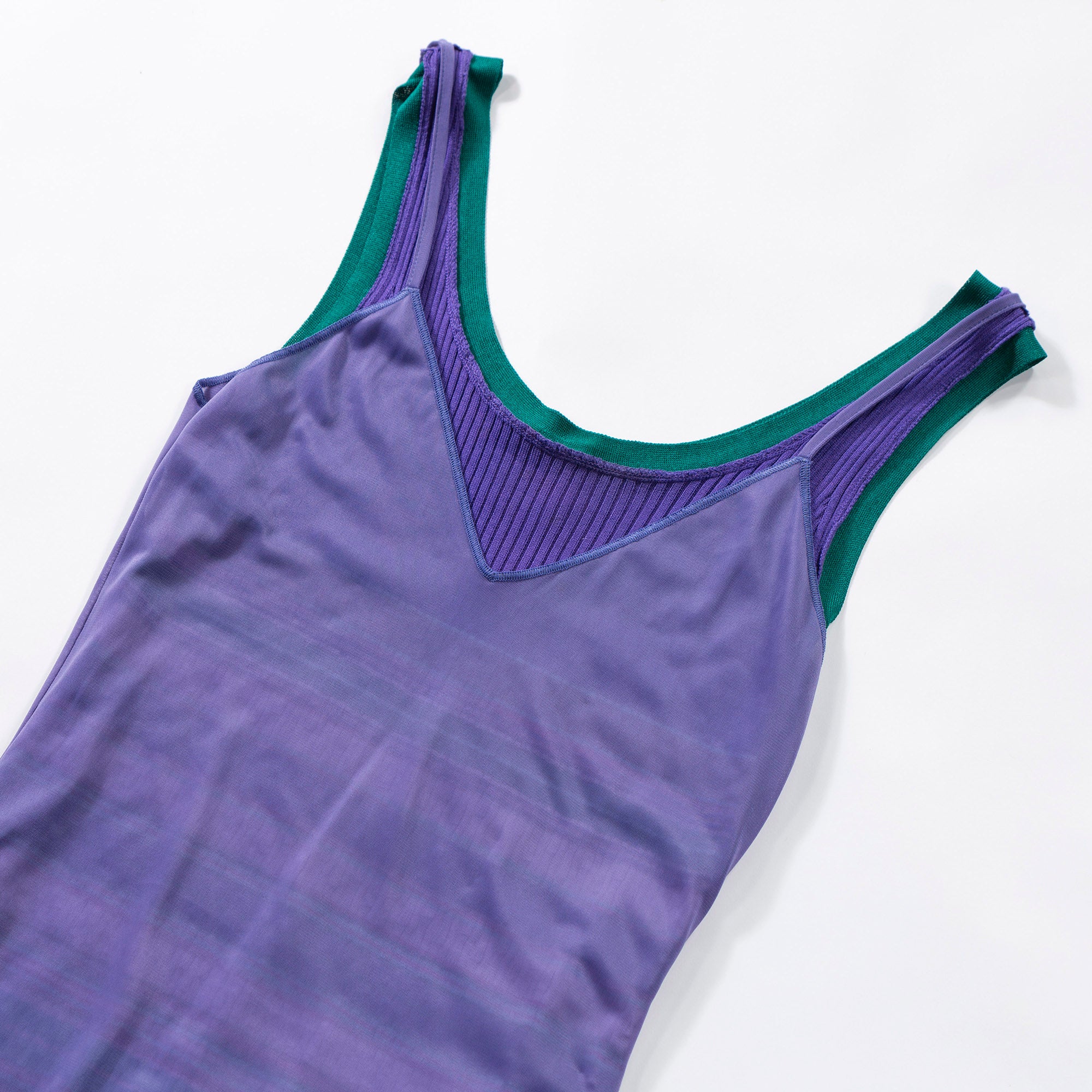 ミッソーニ M MISSONI ノースリーブニットワンピース コットン×レーヨン マルチカラー レディースファッション レディーストップス ドレス