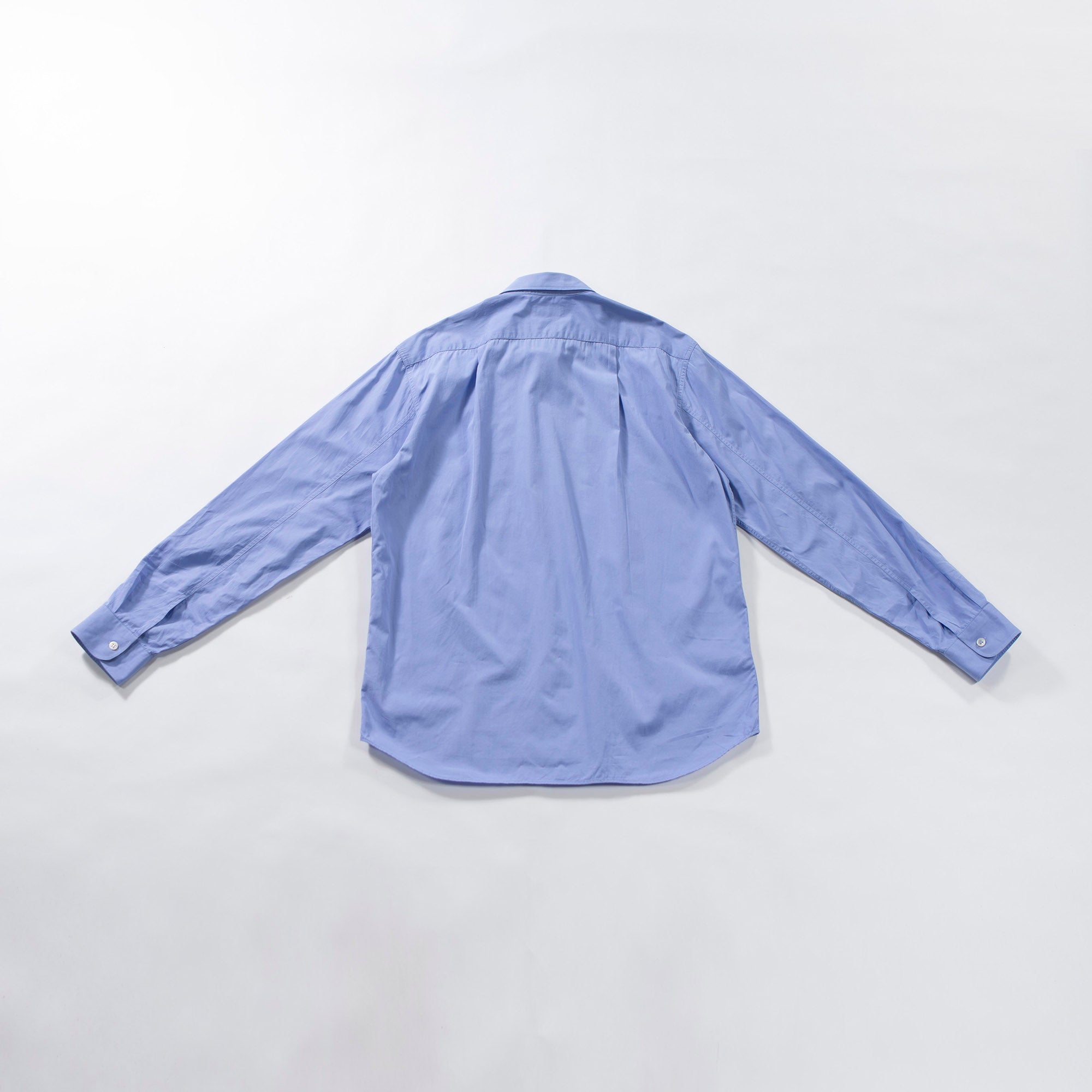 アニエスベー agnes b. homme フランス製 カッターシャツ サックスブルー オーバーサイズ メンズファッション メンズトップス メンズシャツ