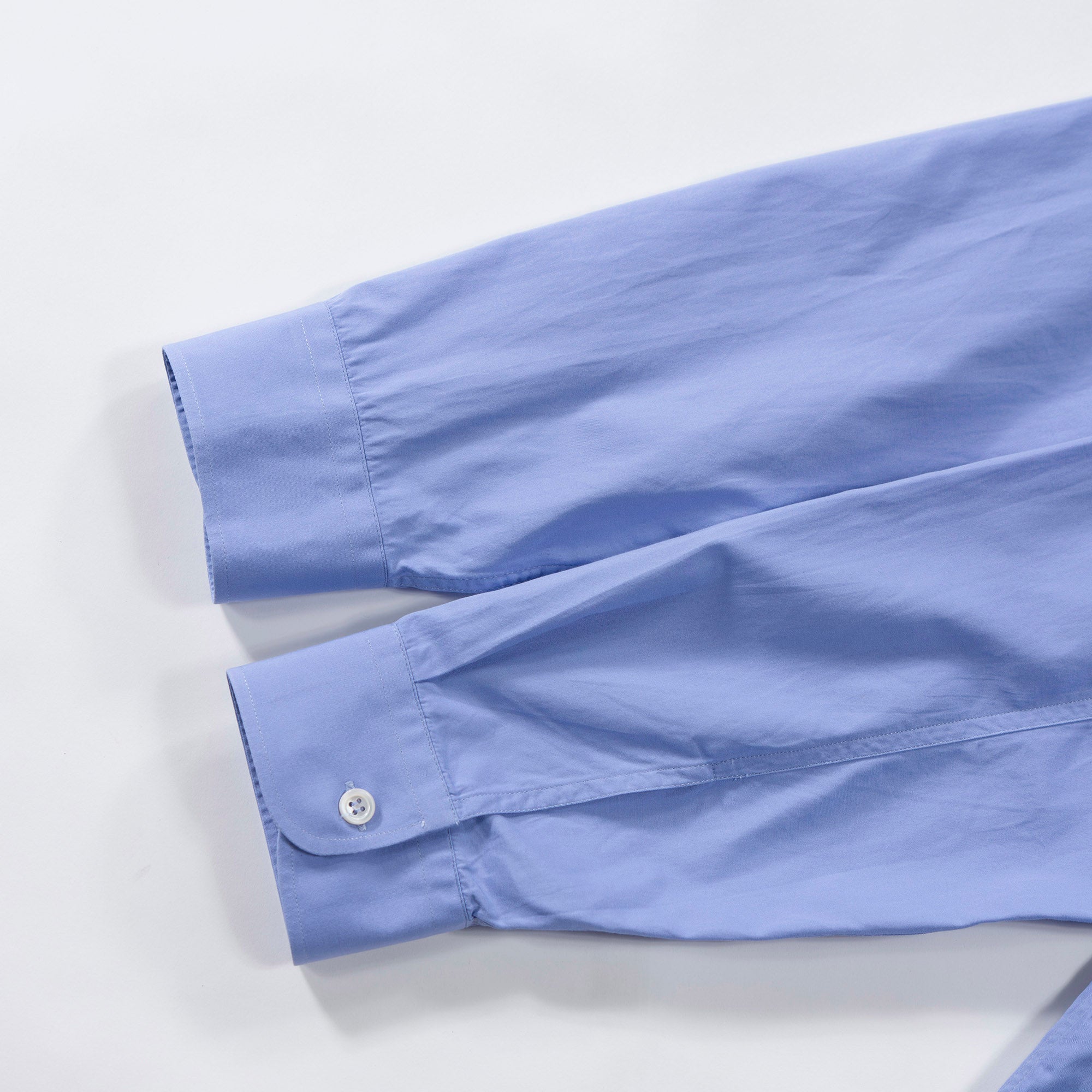 アニエスベー agnes b. homme フランス製 カッターシャツ サックスブルー オーバーサイズ メンズファッション メンズトップス メンズシャツ