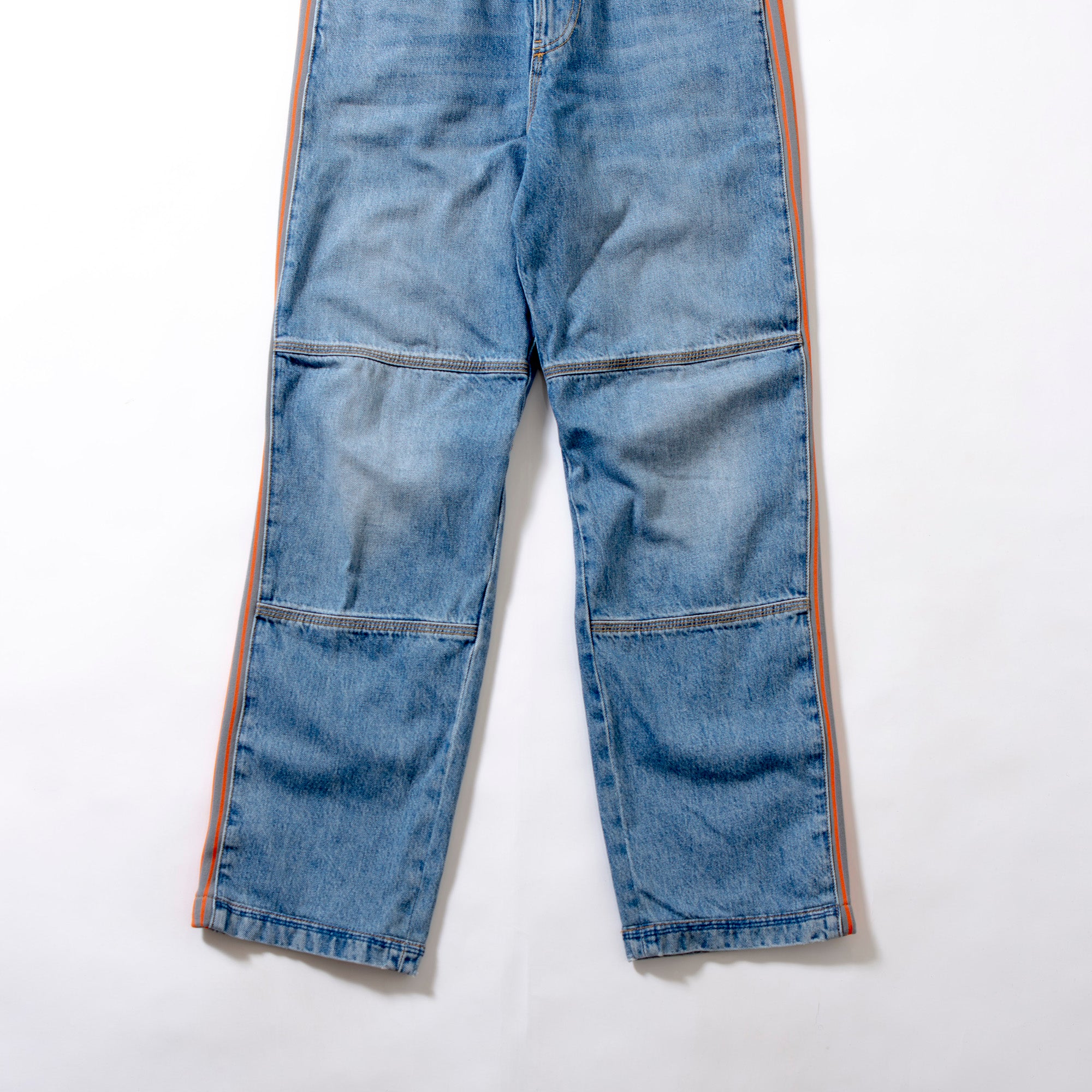 ディーゼル DIESEL D-ARBUS デニムパンツ レギュラーストレート ジーンズ サイドライン ジャージパンツ ヴィンテージ加工 再構築 メンズ