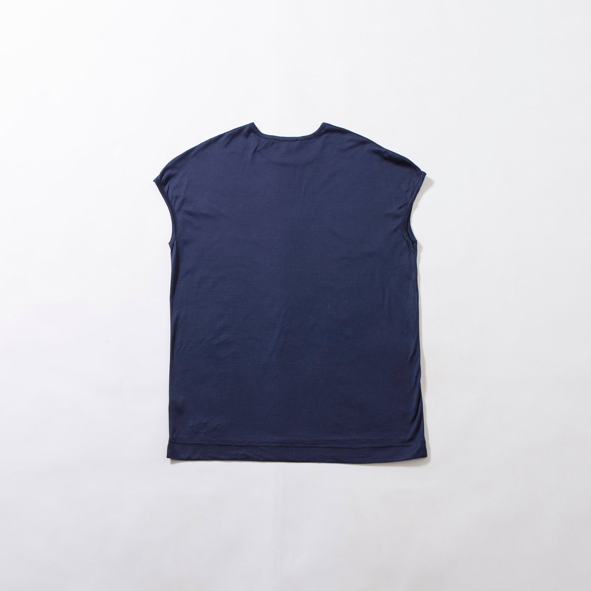 ミッソーニ MISSONI DONNA ノースリーブカットソー ネイビー タンクトップ Tシャツ 刺繍ロゴ イタリア製 レディースファッショントップス