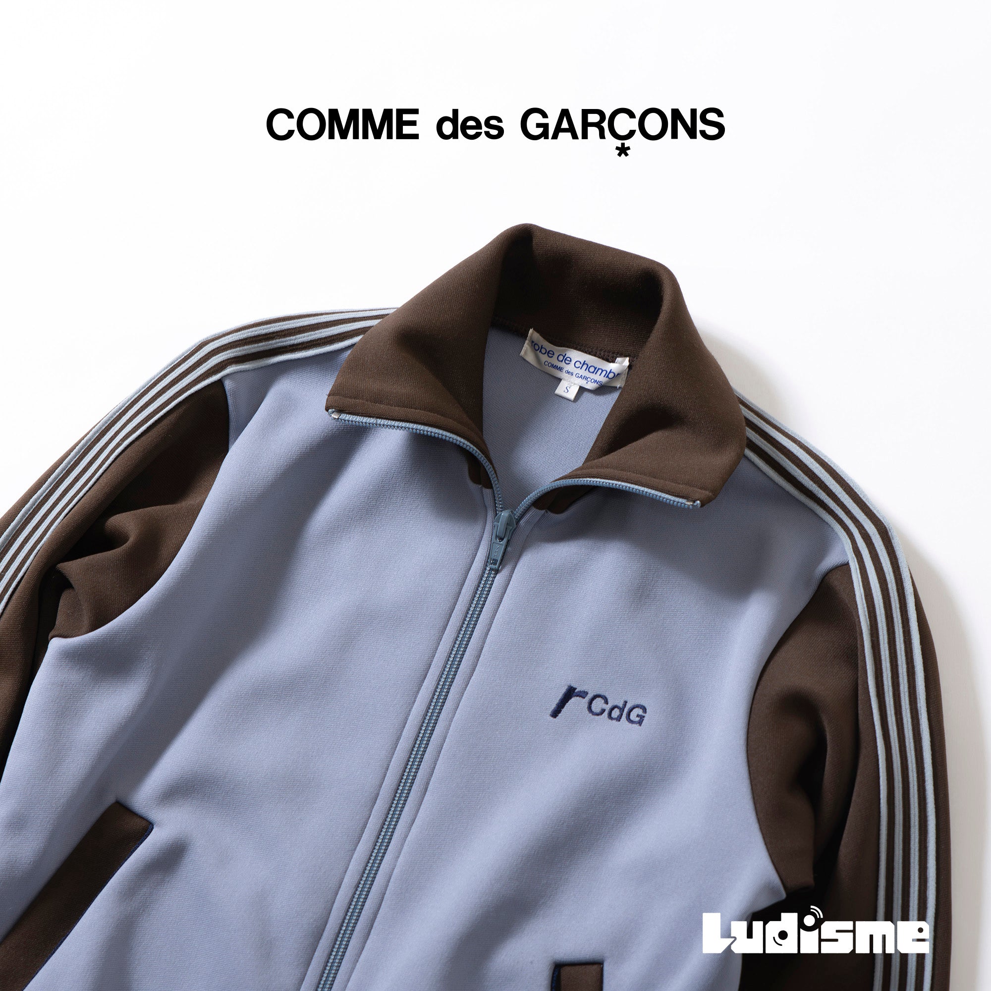 コムデギャルソン robe de chambre COMME des GAR〓ONS ジャージ トラックジャケット レディース 川久保玲 コムコム 90s 00s スポーツMIX