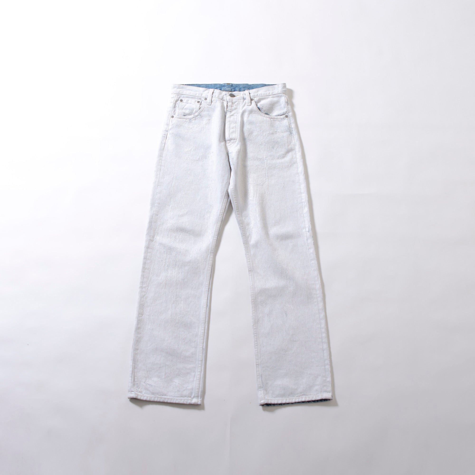 メゾンマルジェラ Maison Margiela ペンキデニム ビアンケット Signature White ホワイトペイント レディース ◆新品タグ付き◆ ジーンズ