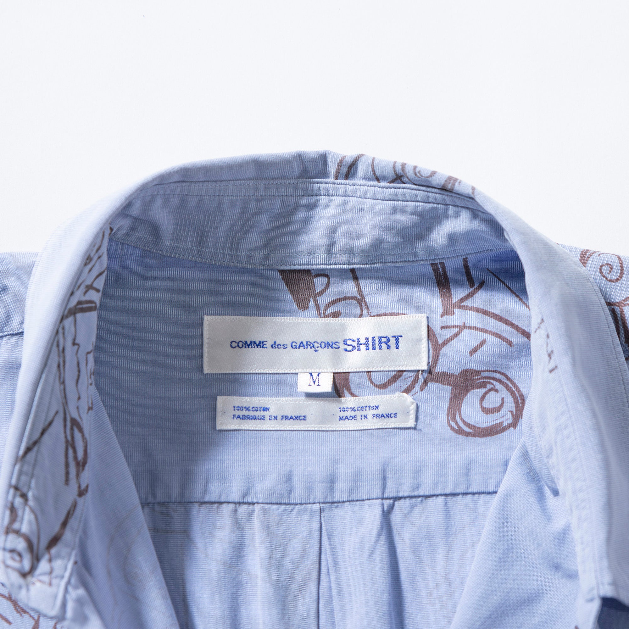 コムデギャルソン COMME des GARCONS SHIRT プリントシャツ 長袖