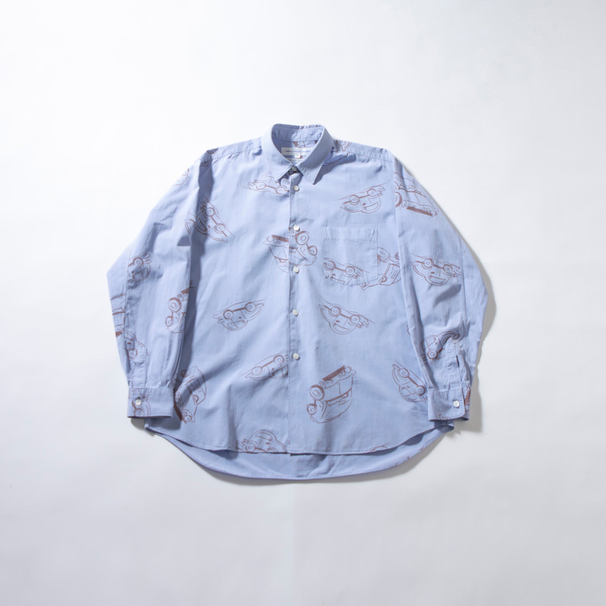 90s00s COMME des GARCONS SHIRT プリントデザイン コムデギャルソン COMME des GARCONS SHIRT プリントシャツ 長袖