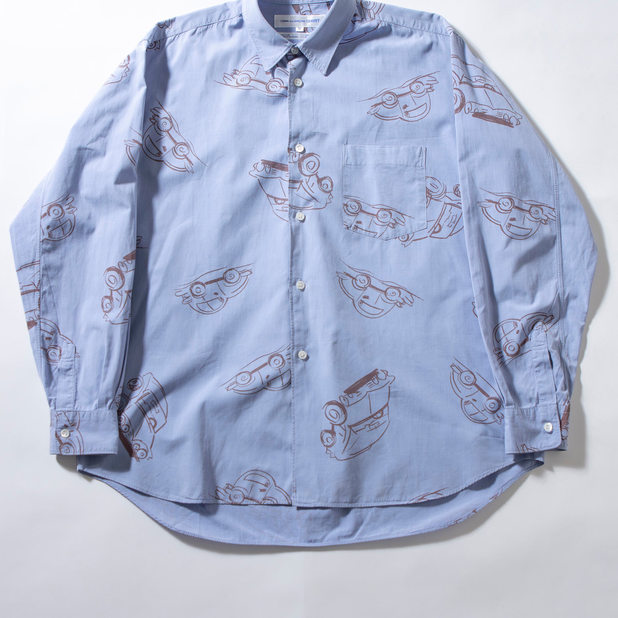 COMME des GARCONS SHIRT 長袖コットンシャツ　フランス製 COMME des GARCONS コムデギャルソン CDGS2PL フランス製