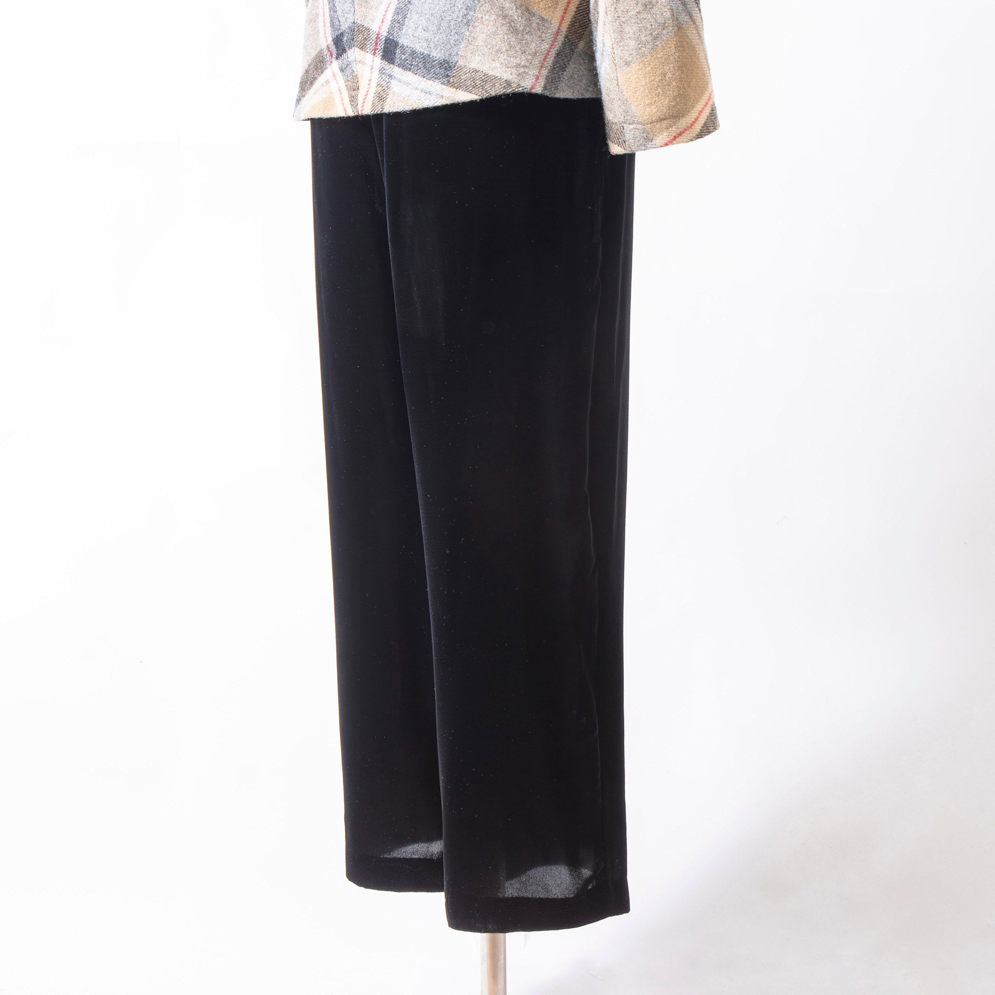 コムデギャルソン robe de chambre COMME des GARCONS AD1998 ベロア ワイド イージーパンツ ブラック レディース 川久保玲 コムコム