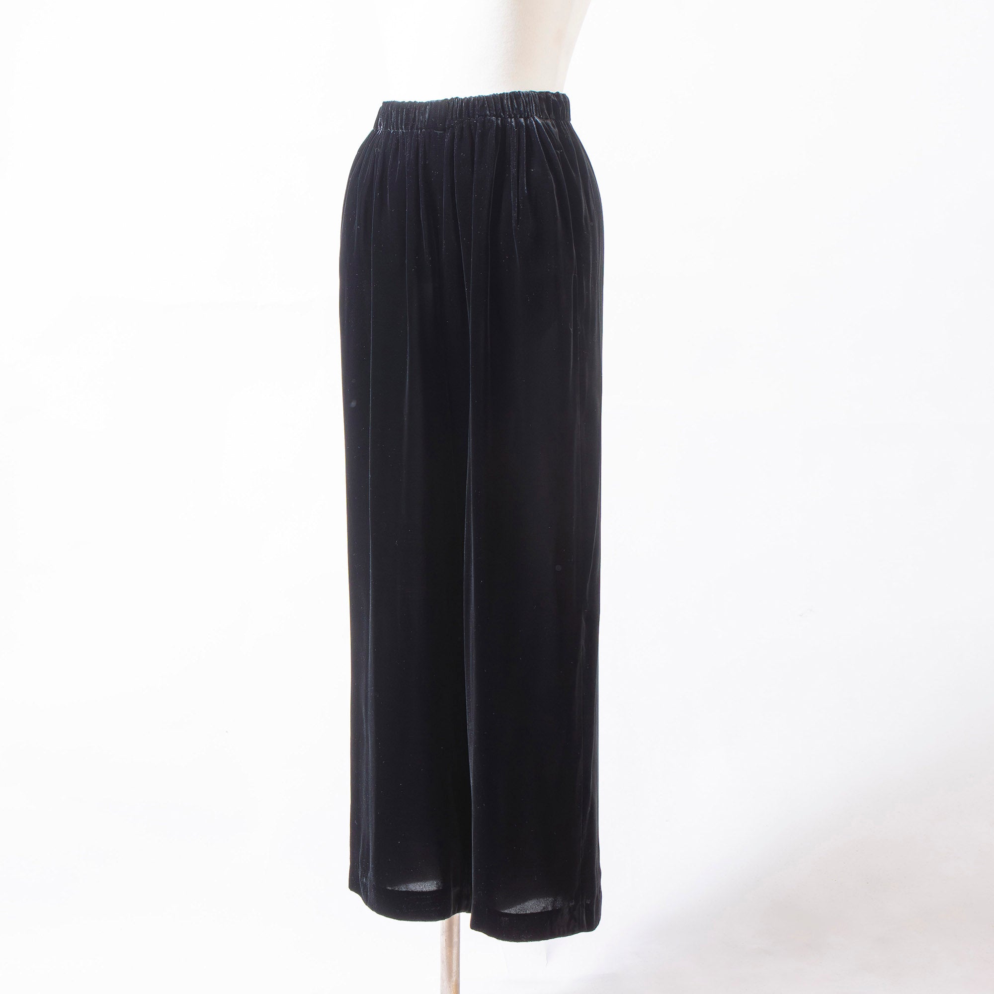 コムデギャルソン robe de chambre COMME des GARCONS AD1998 ベロア ワイド イージーパンツ ブラック レディース 川久保玲 コムコム