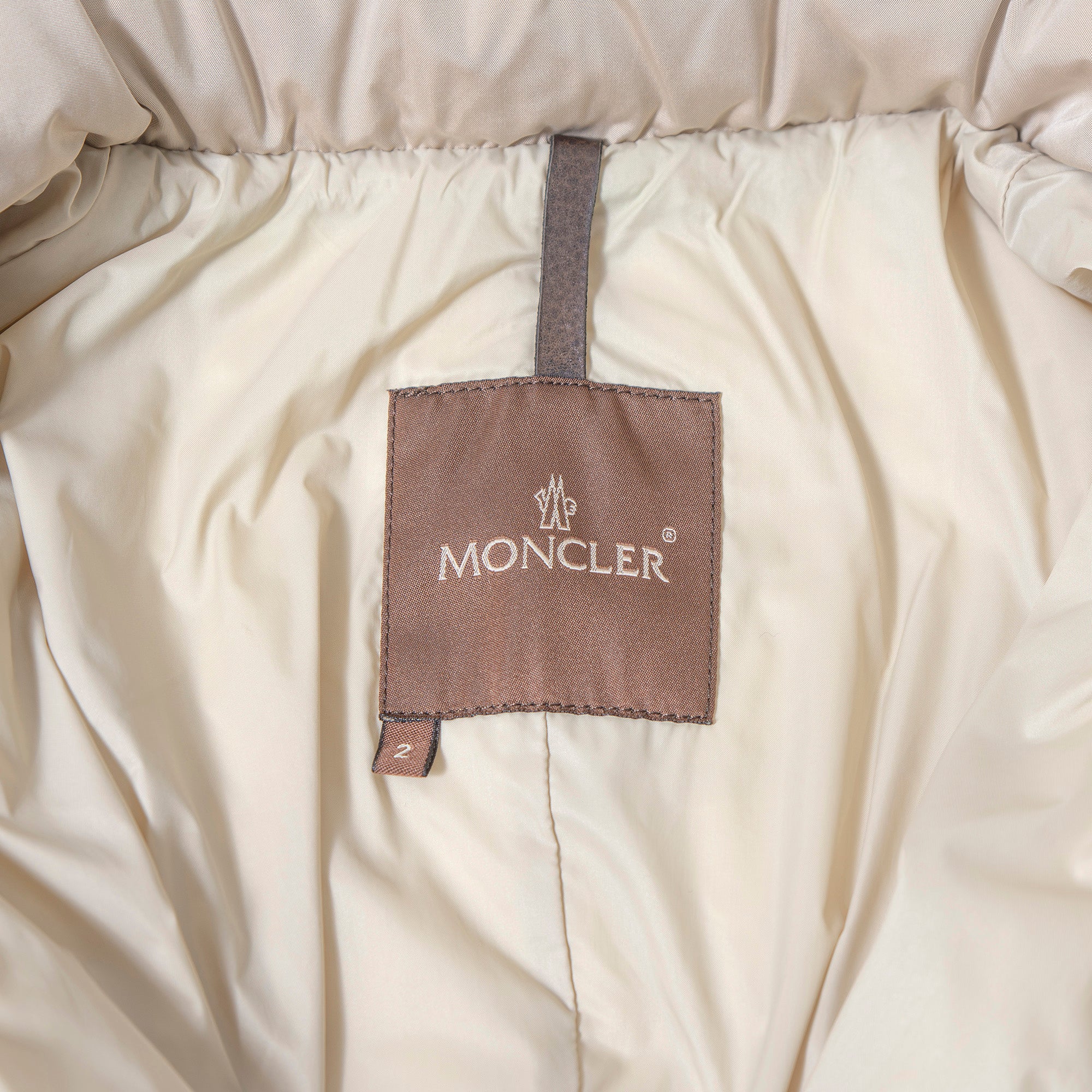 モンクレール MONCLER MONTANA モンタナ ダウンコート ロング ベージュ レディース 茶タグ フード付き フーデッドコート ダウンジャケット