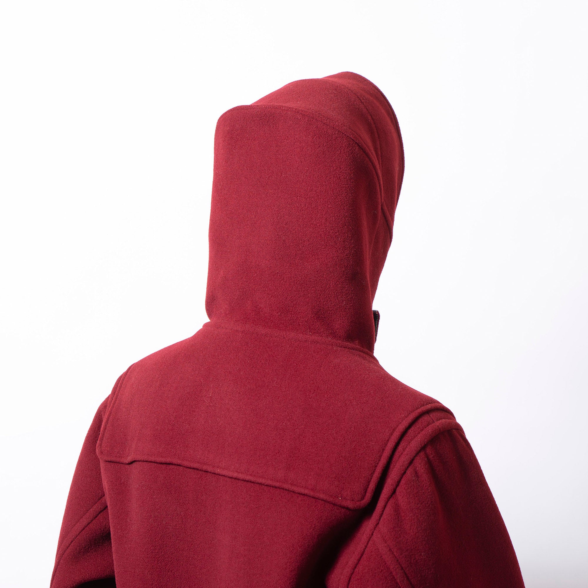 バーバリー ブラックレーベル BURBERRY BLACK LABEL ダッフルコート M ボルドー メンズ エンジ ノバチェック トグルボタン ロングコート