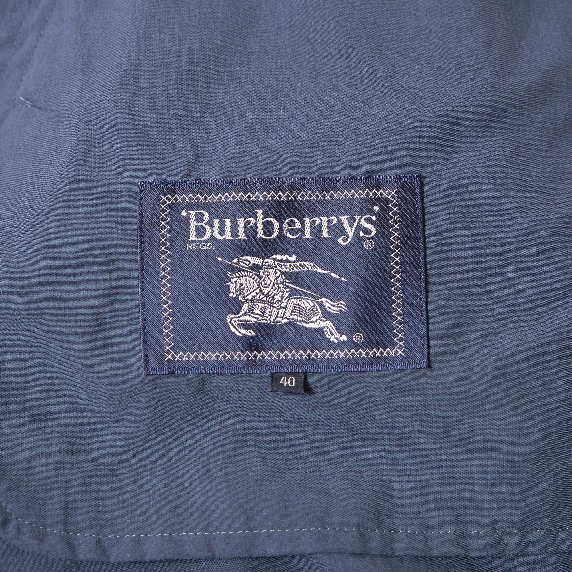 バーバリー BURBERRY フーデッドコート 40 ネイビー ノバチェック レディース メンズ ユニセックス Burberrys モッズコート ロングコート