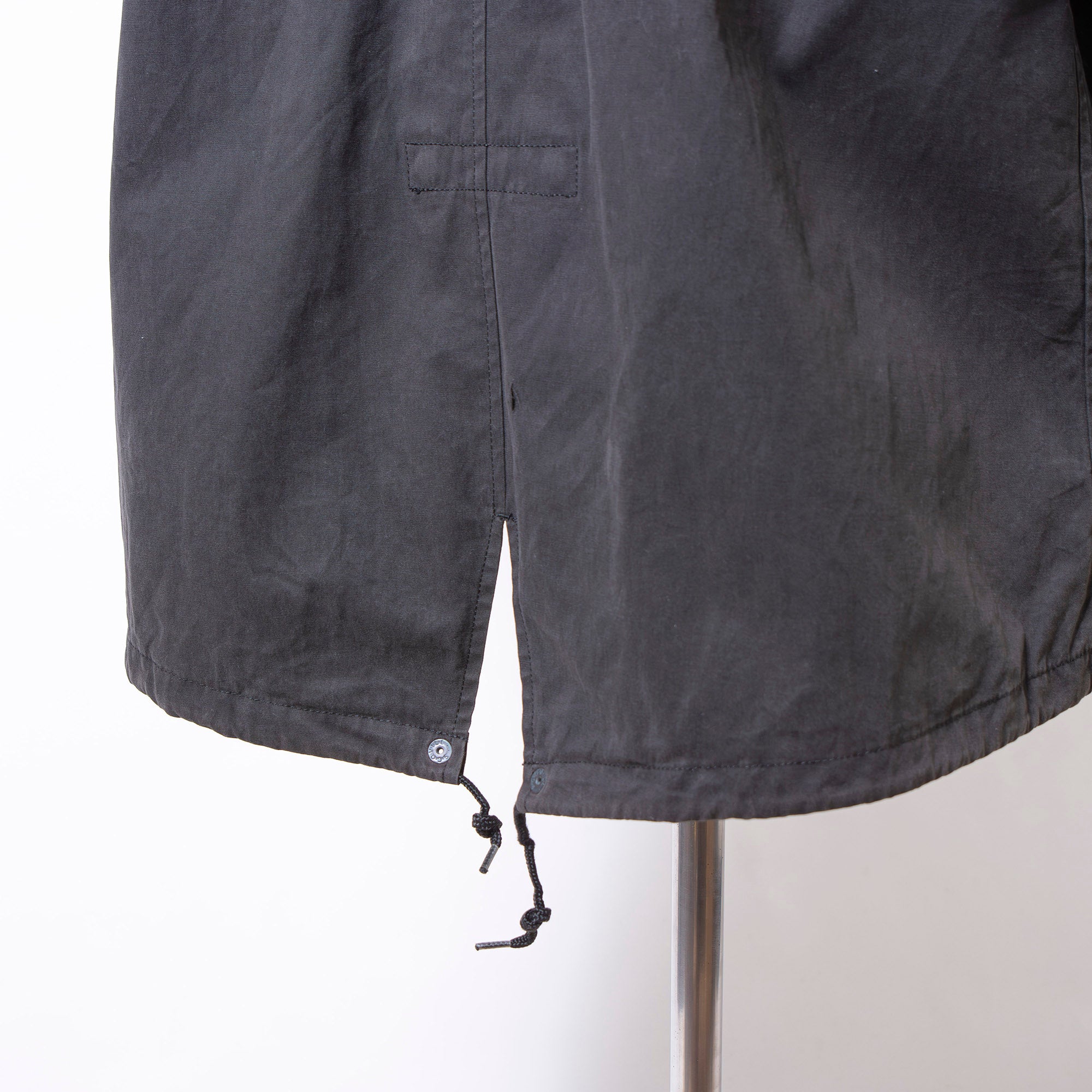 Margaret Howell Mod Coat, M-51 Type, Black, Size M, with Cursive Tag, Vintage Women's Outerwear, Military Style