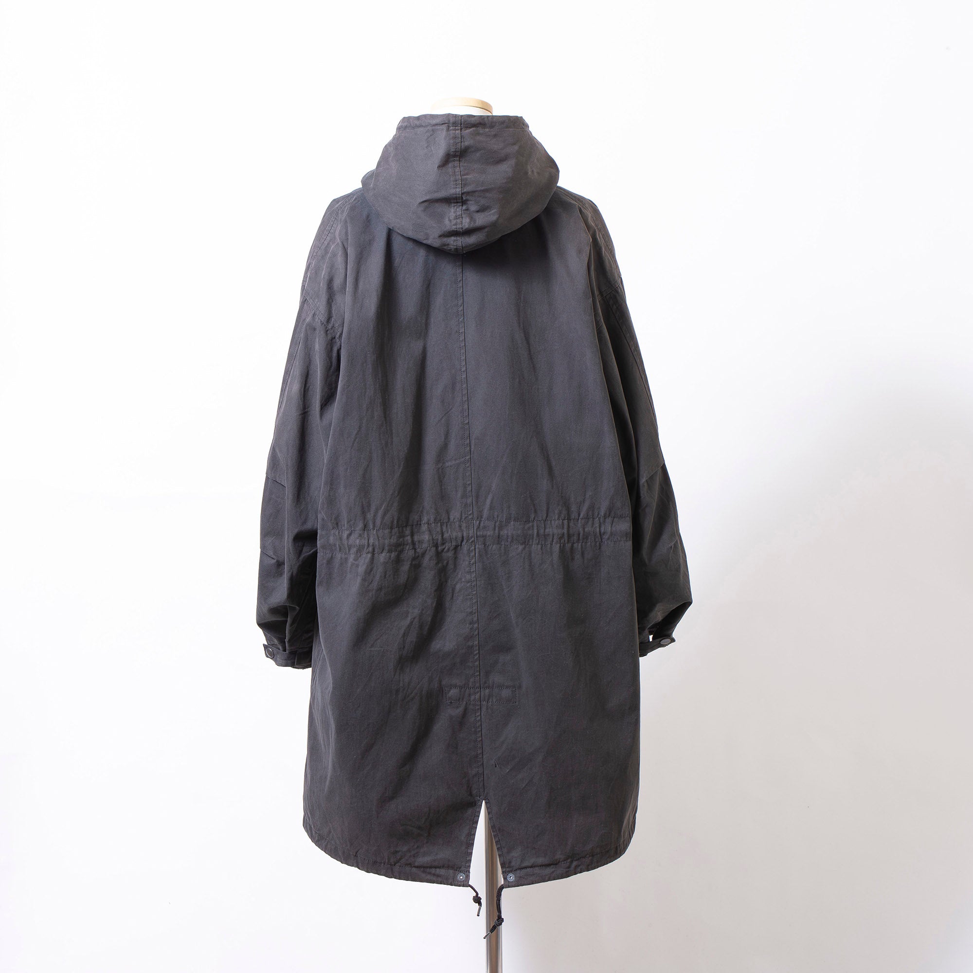 Margaret Howell Mod Coat, M-51 Type, Black, Size M, with Cursive Tag, Vintage Women's Outerwear, Military Style
