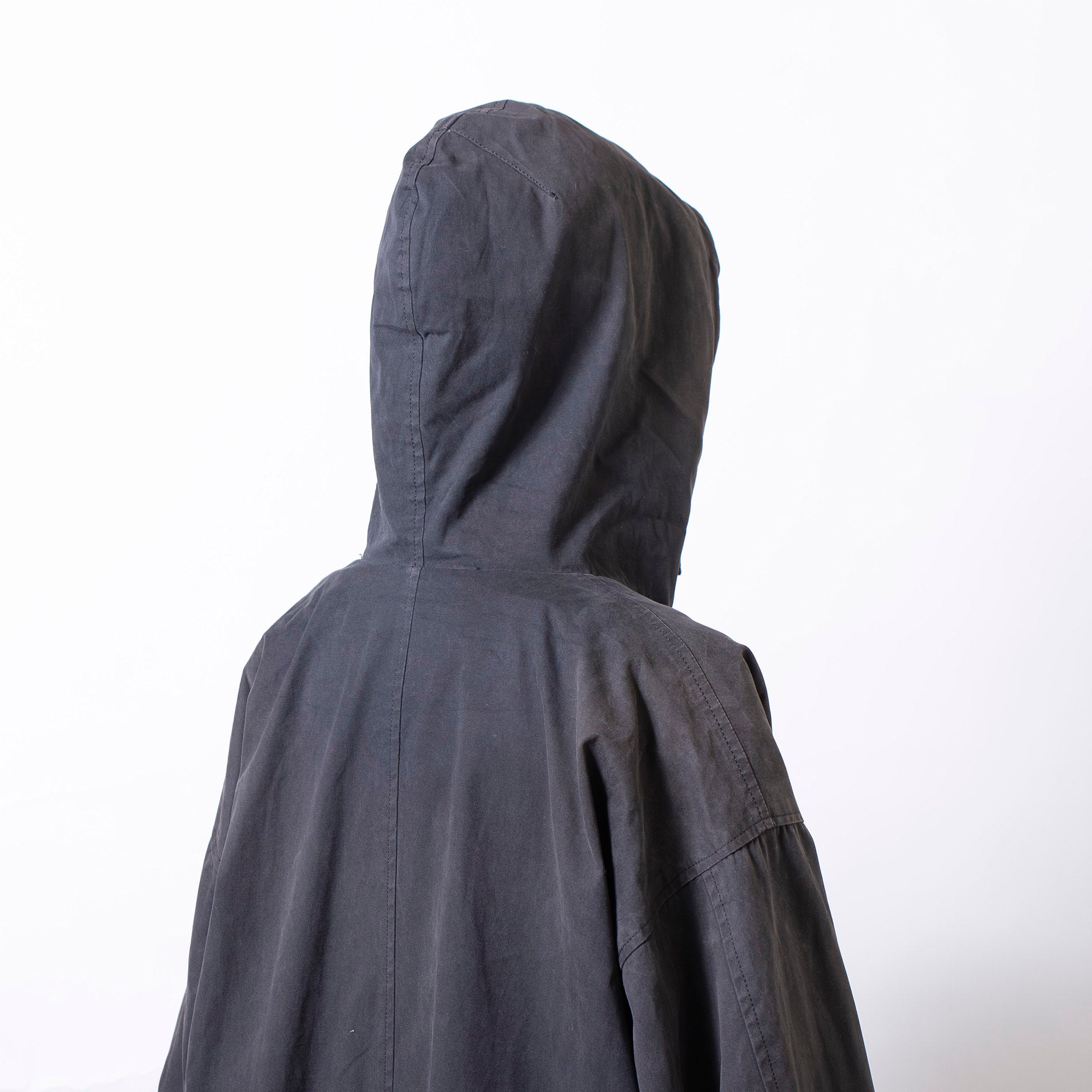 Margaret Howell Mod Coat, M-51 Type, Black, Size M, with Cursive Tag, Vintage Women's Outerwear, Military Style