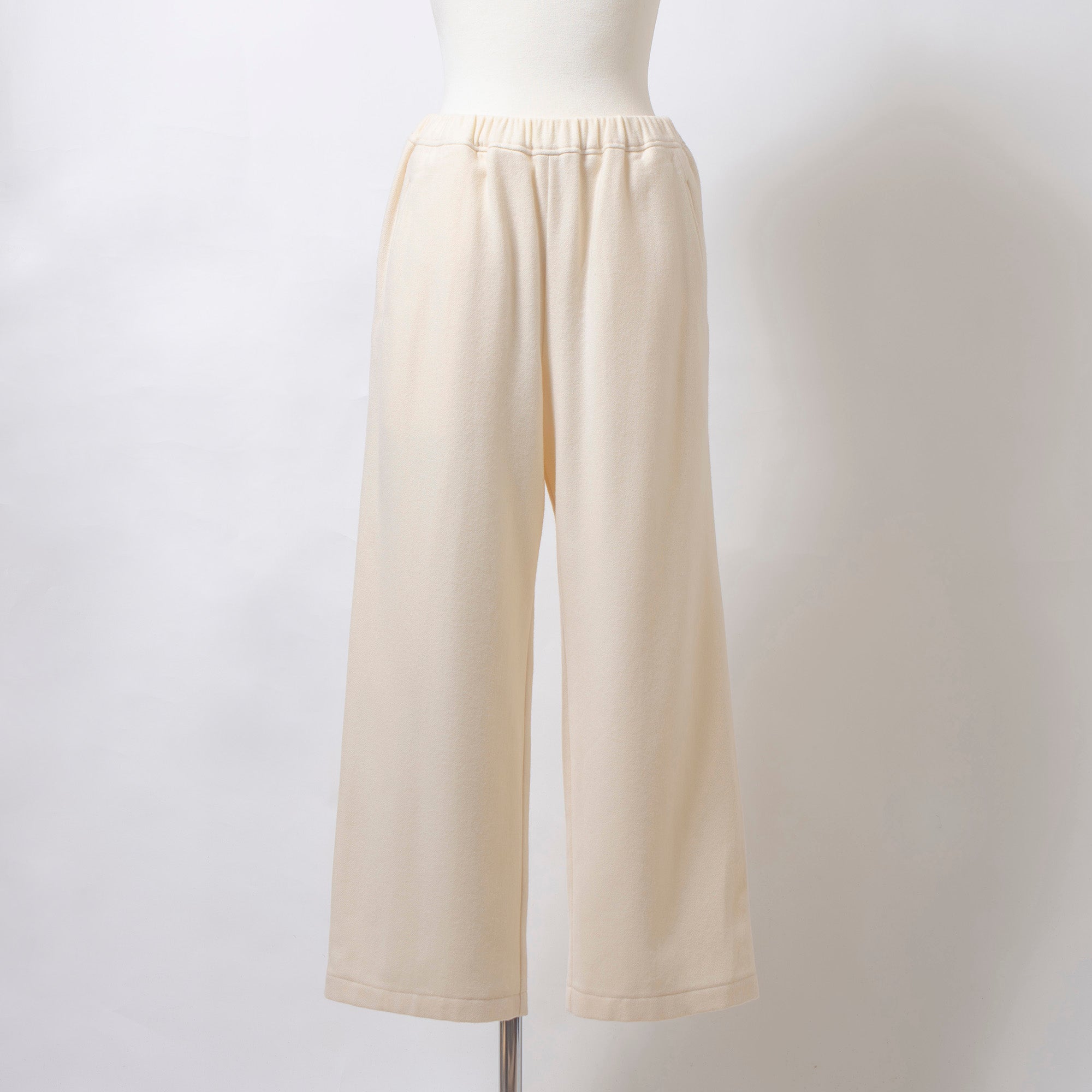 ワイズ ヨウジヤマモト Y's for living イージーパンツ アイボリー ワイドパンツ レディース ボトムス スウェットパンツ ルームウェア