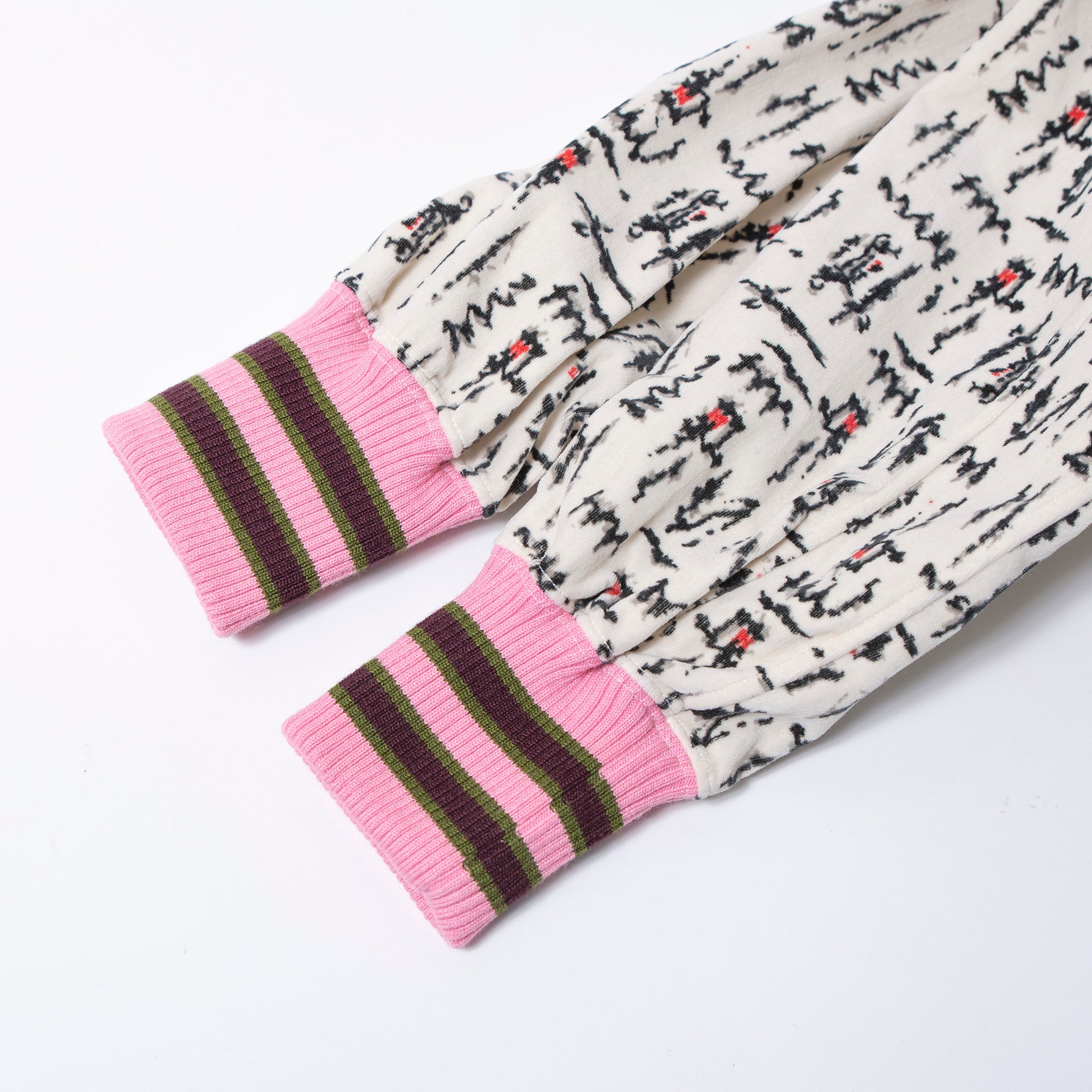 コムデギャルソン COMME des GARCONS HOMME PLUS AD2004 総柄シャツ リブ切り替え メンズ 川久保玲 再構築 アーカイブ トップス 長袖シャツ