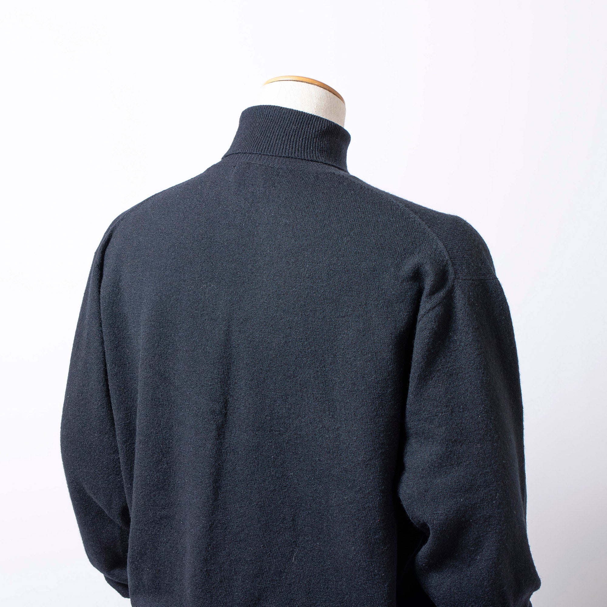 コムデギャルソン COMME des GARCONS HOMME タートルネックニット オーバーサイズ ブラック メンズ 薄手 ウール 80s 90s 川久保玲 セーター