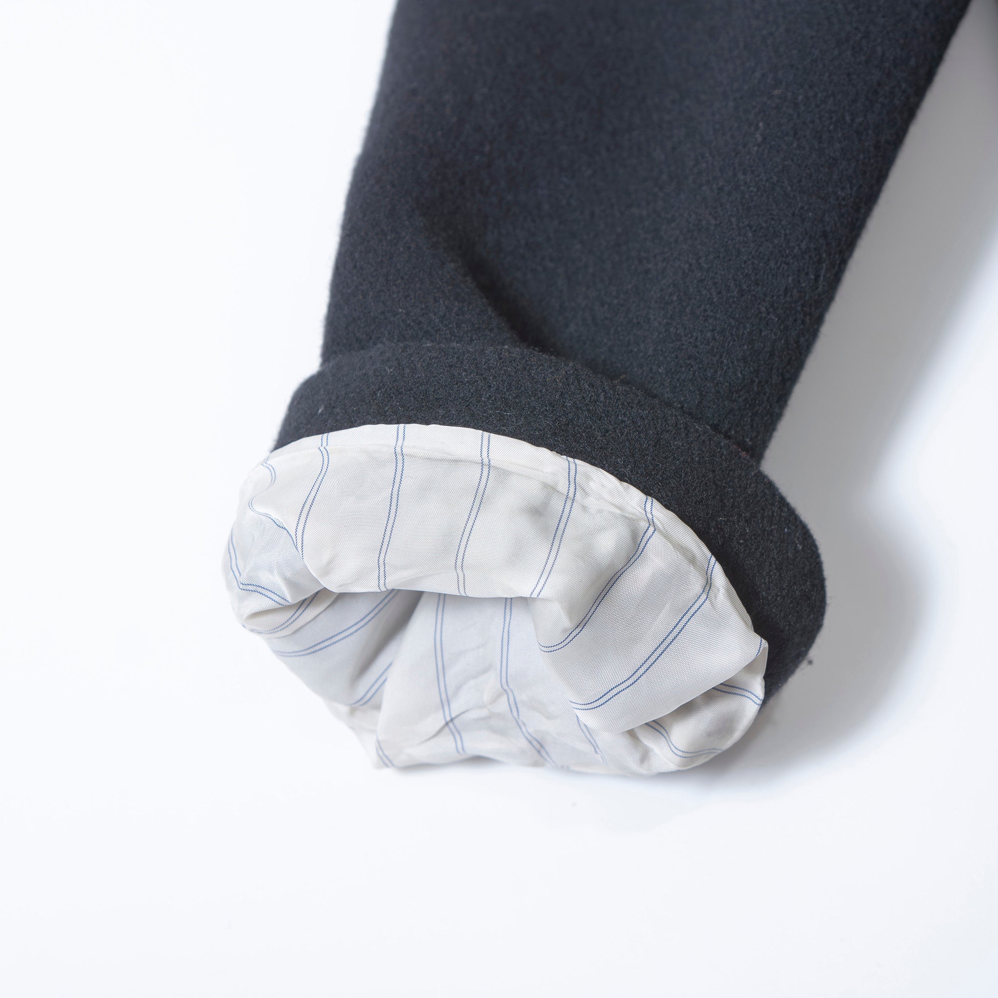 マーガレットハウエル MARGARET HOWELL ステンカラーコート ブラック 2 レディース カシミヤ混 比翼仕立て ロングコート ウールコート