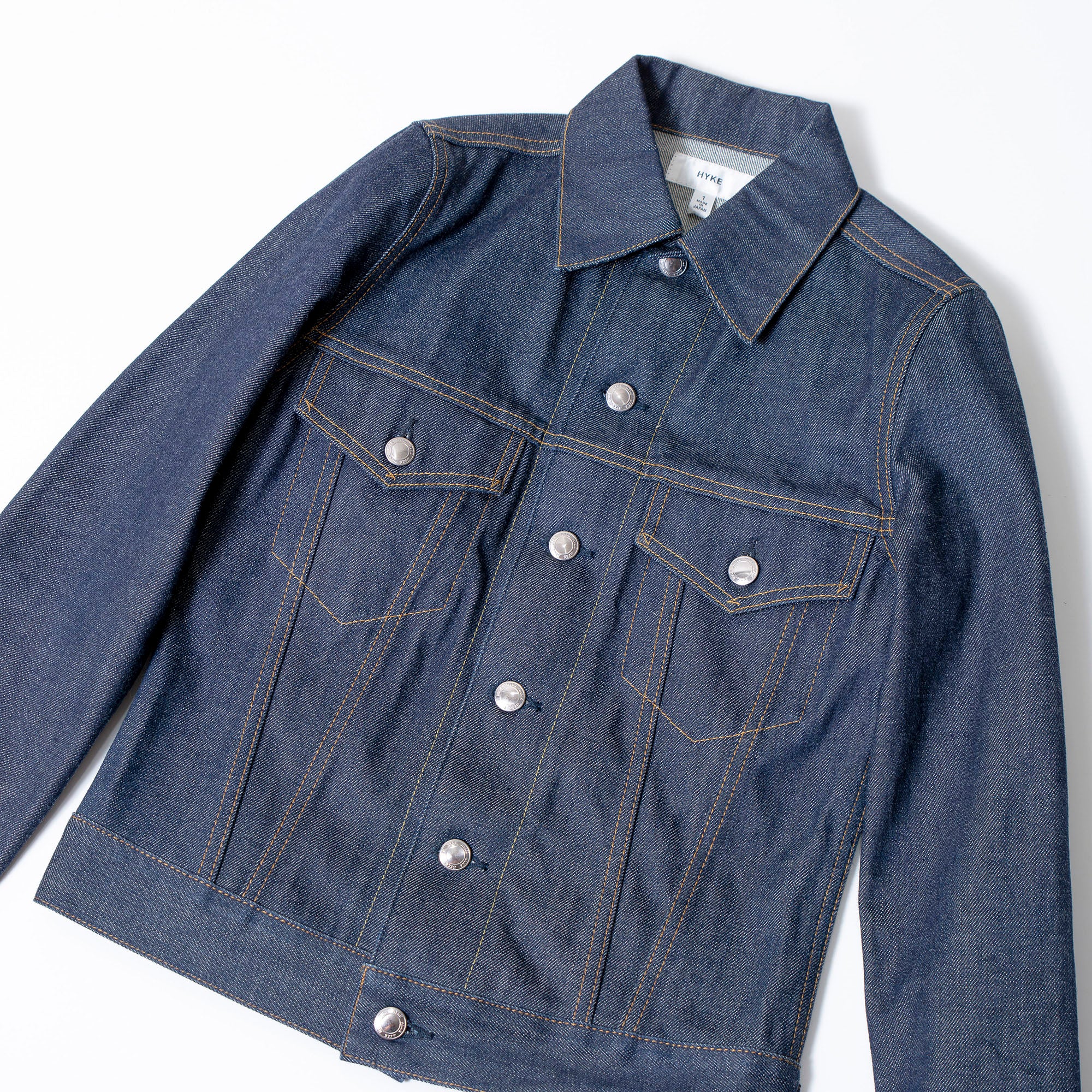 ハイク HYKE TYPE3 デニムジャケット インディゴ 1 タイトフィット レディース 日本製 アウター ジージャン Gジャン ライトアウター