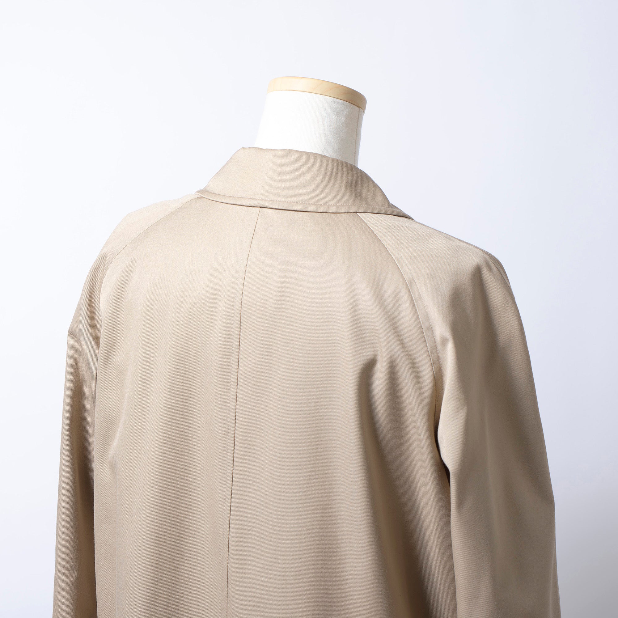 80s 英国製 バーバリー Burberrys ステンカラーコート  ベージュ ノバチェック レディース トレンチコート バルマカーンコート