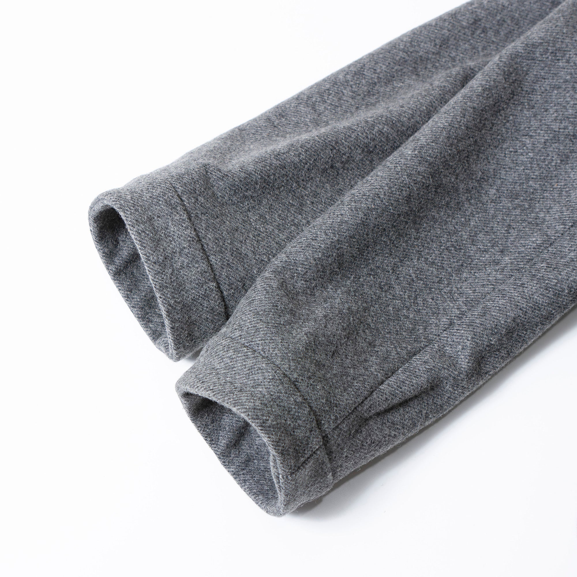 マルニ MARNI ノーカラー ロングコート グレー レディース 42 ウール イタリア製 ミニマル ロング丈 アウター ウールコート