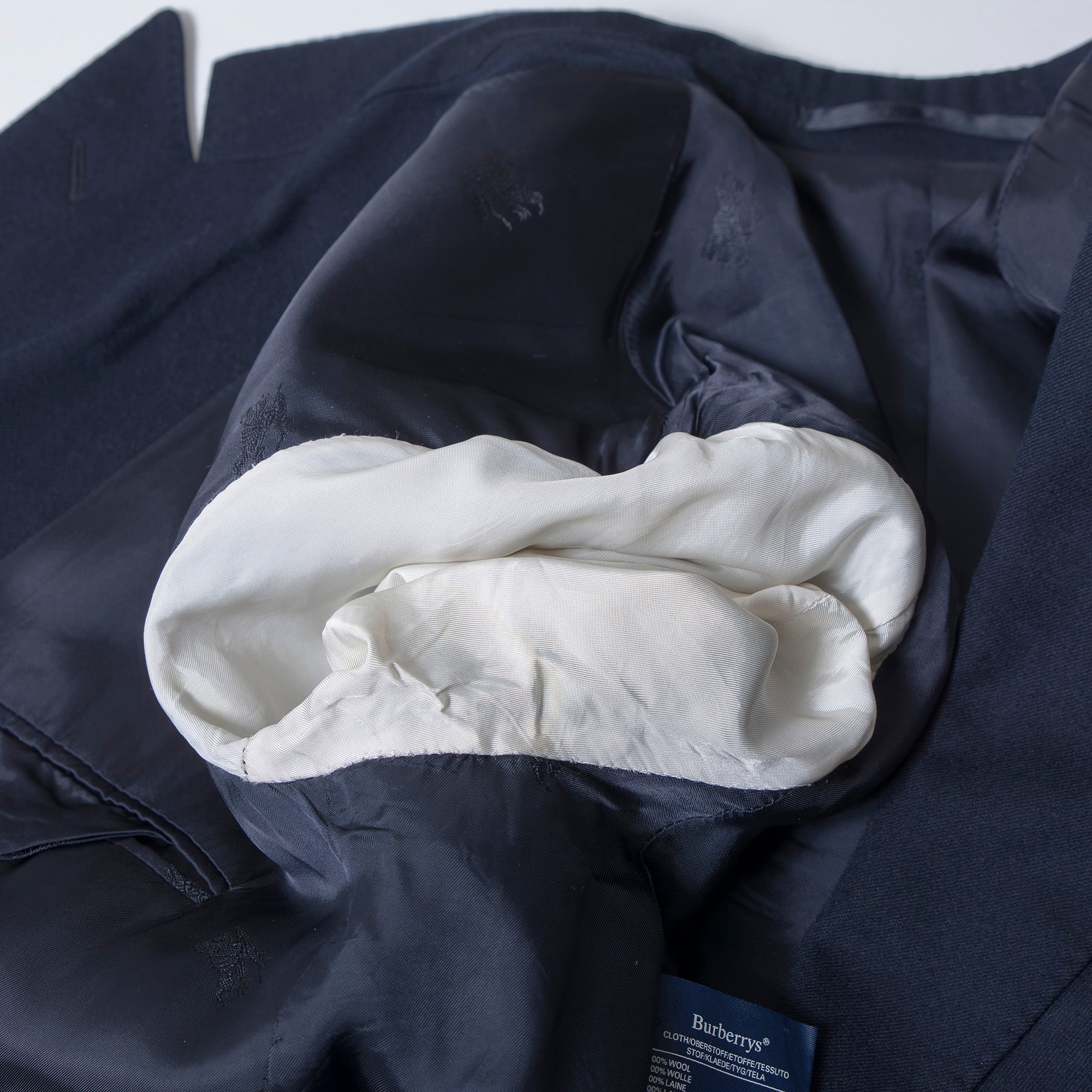 バーバリー Burberrys 90s 英国製 テーラードジャケット ダブルブレスト ネイビー 6釦 メンズ アウター 紺ブレ ブレザー ヴィンテージ