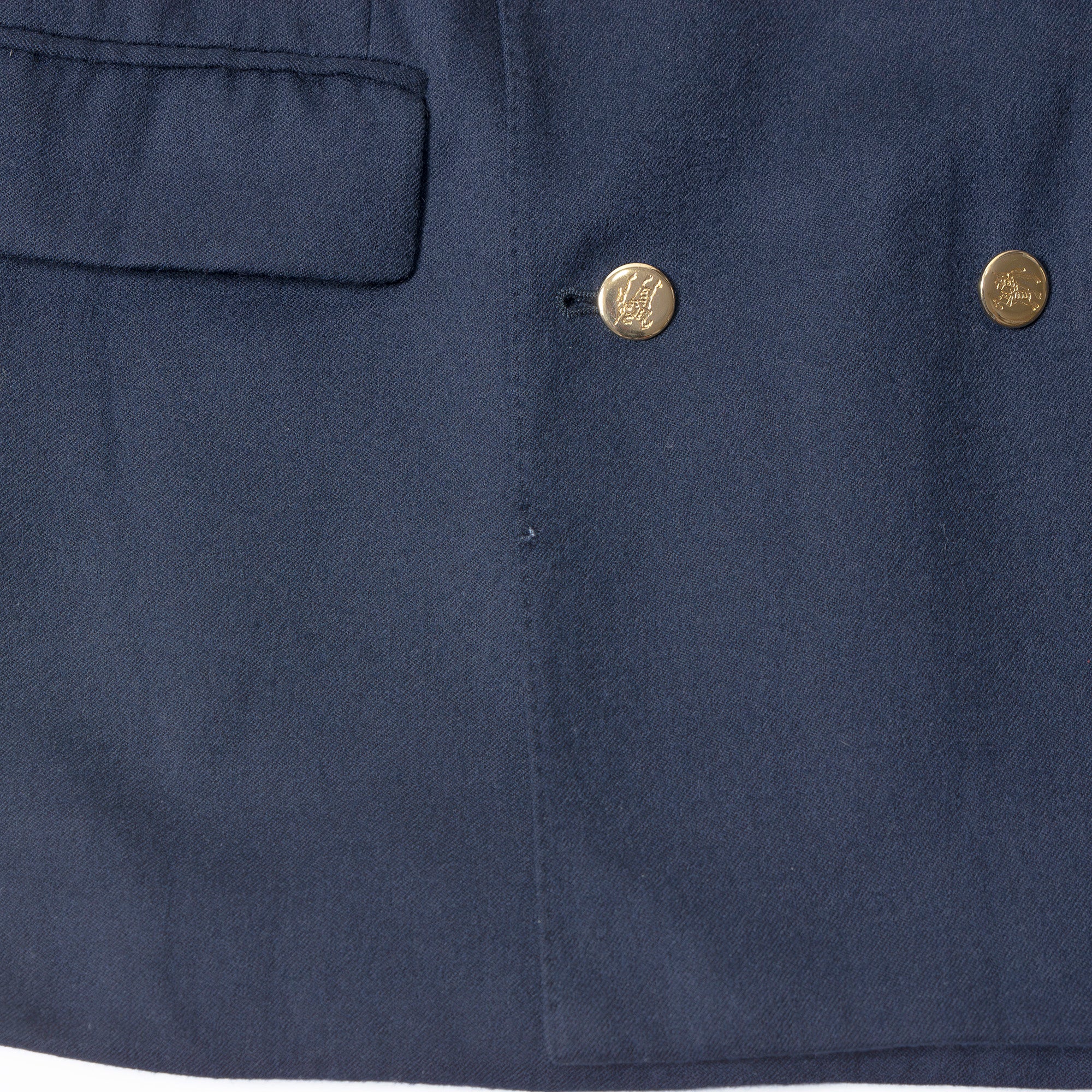 バーバリー Burberrys 90s 英国製 テーラードジャケット ダブルブレスト ネイビー 6釦 メンズ アウター 紺ブレ ブレザー ヴィンテージ