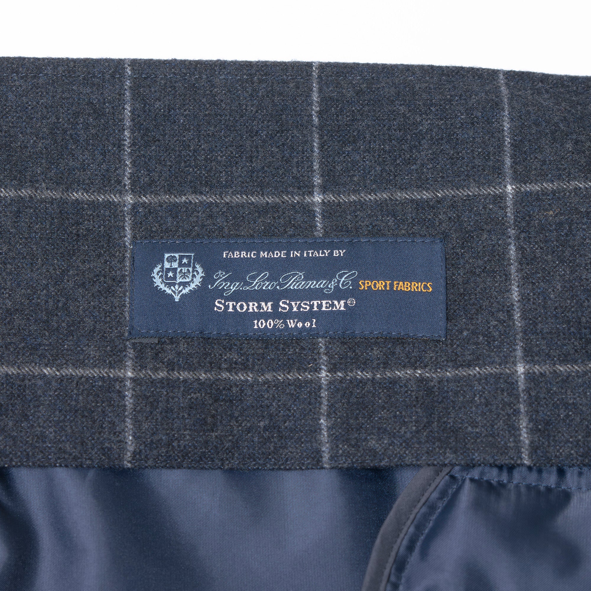 ユナイテッドアローズ ロロピアーナ Loro Piana STORM SYSTEM チェスターコート グラフチェック ライナー付 グレー メンズ L ロングコート