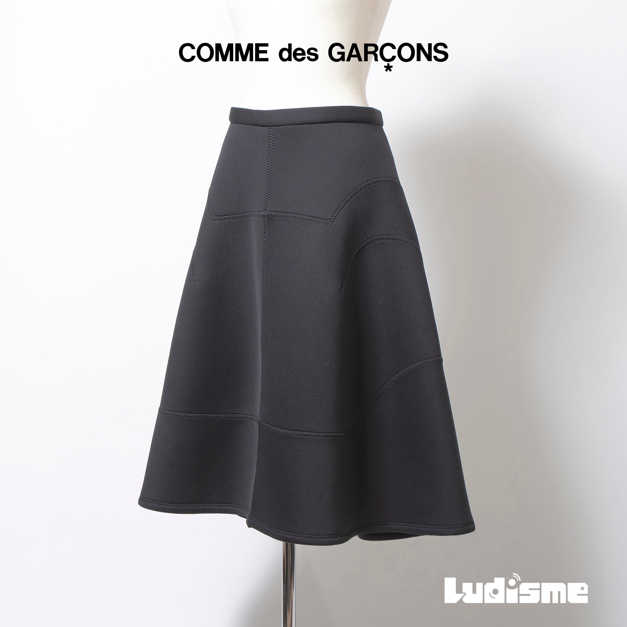 コムデギャルソン tricot COMME des GARCONS AD2015 フレアスカート ひざ丈 レディース M tao 栗原たお 再構築 Aライン ミディスカート