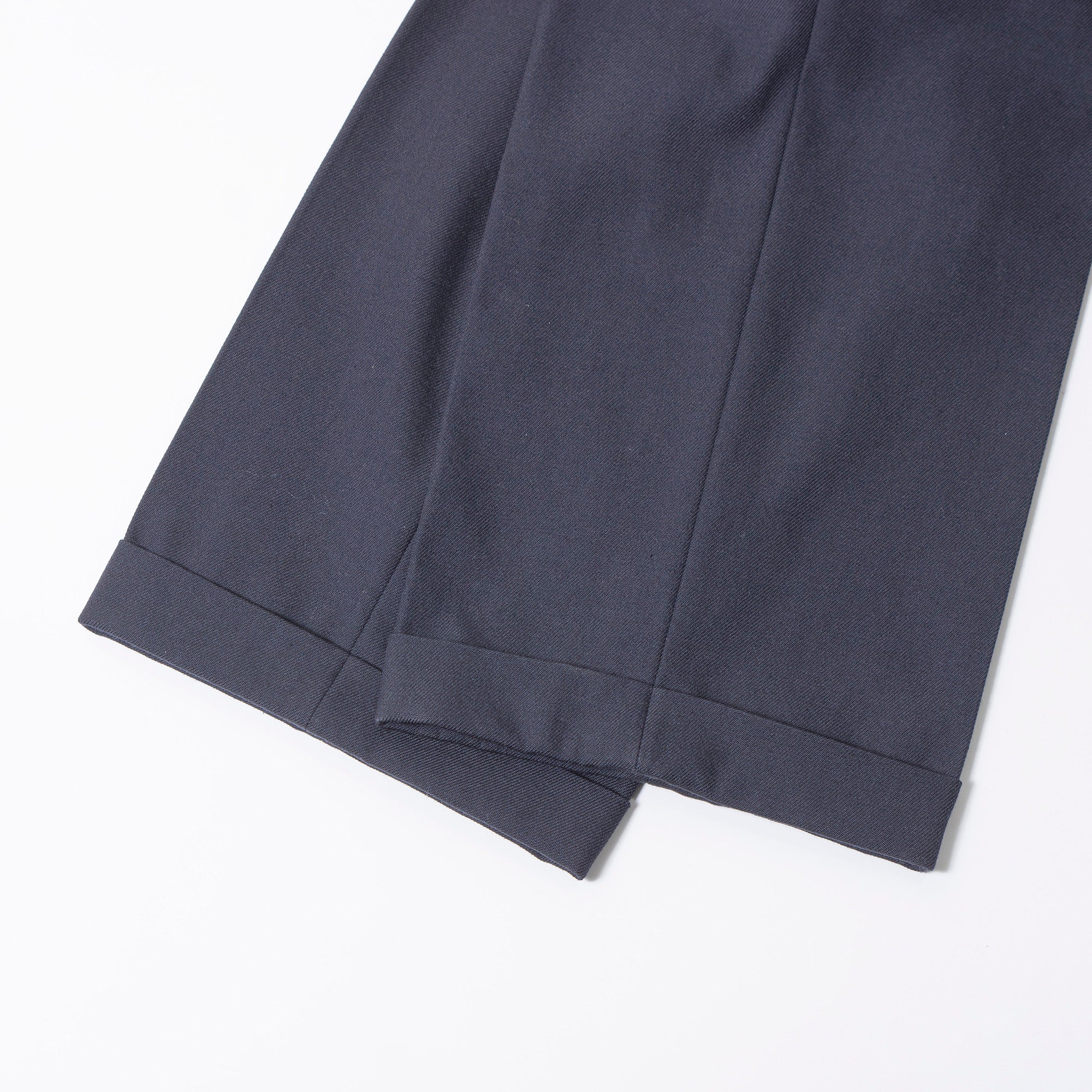 キャプテンサンシャイン KAPTAIN SUNSHINE 2プリーツ トラウザー ネイビー メンズ 32 日本製 スラックス グルカパンツ ワイド ストレート