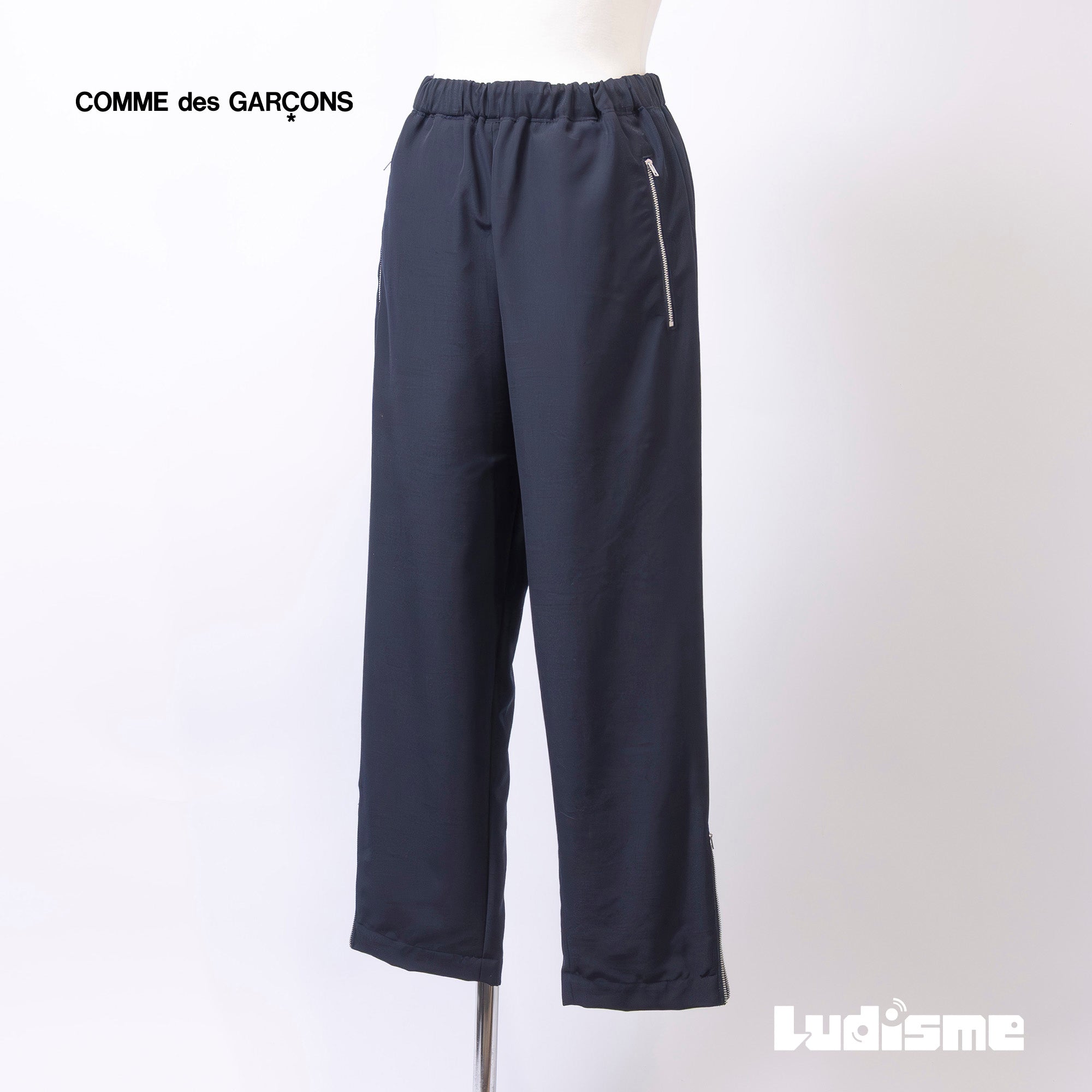 コムデギャルソン COMME des GARCONS AD1999 ウールモヘア イージーパンツ サイドジップ 川久保玲  日本製 レディース ボトムス スラックス