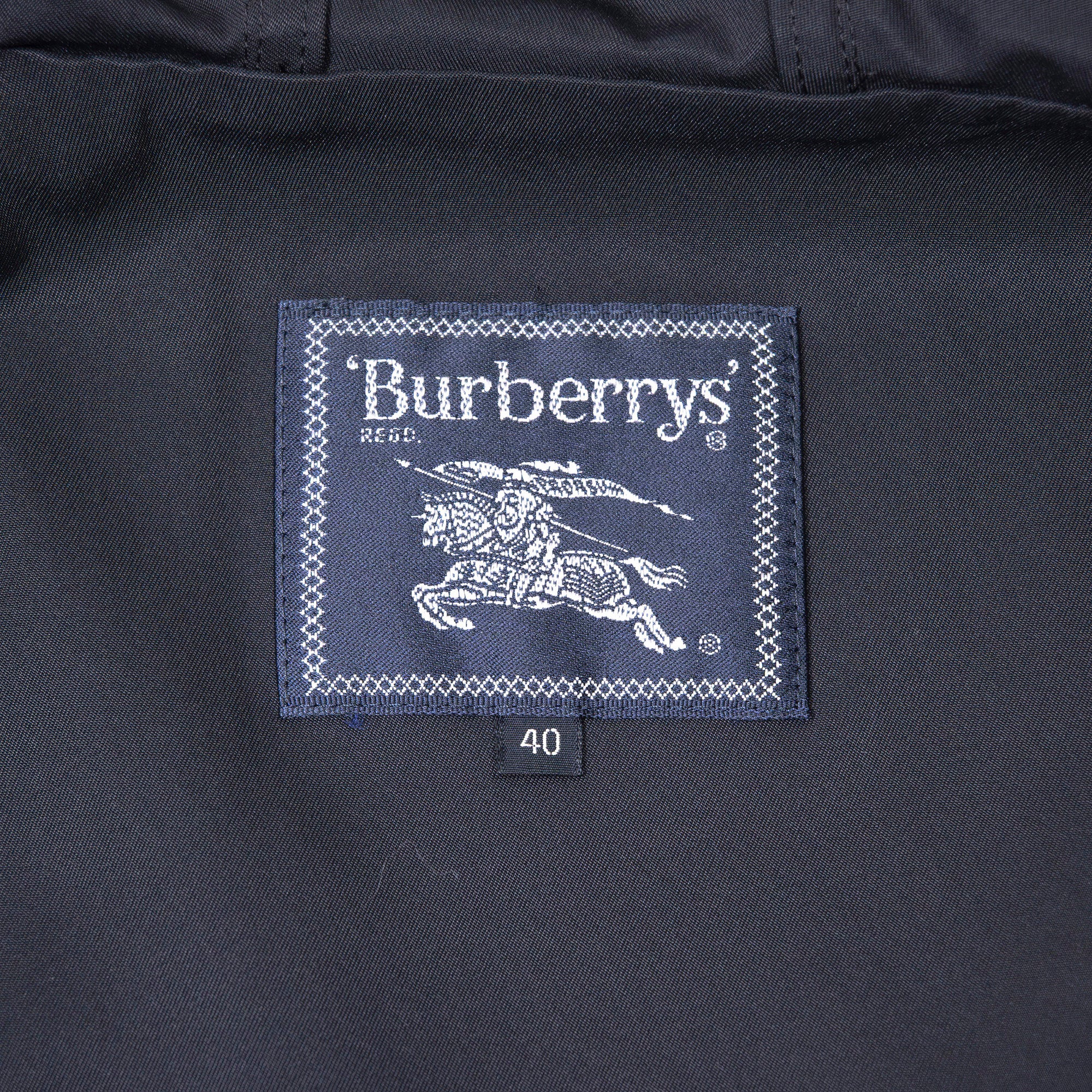 バーバリー BURBERRY ジップアップブルゾン フーデッドコート ブラック レディース 40 フード付き ノバチェック ライトアウター 春秋