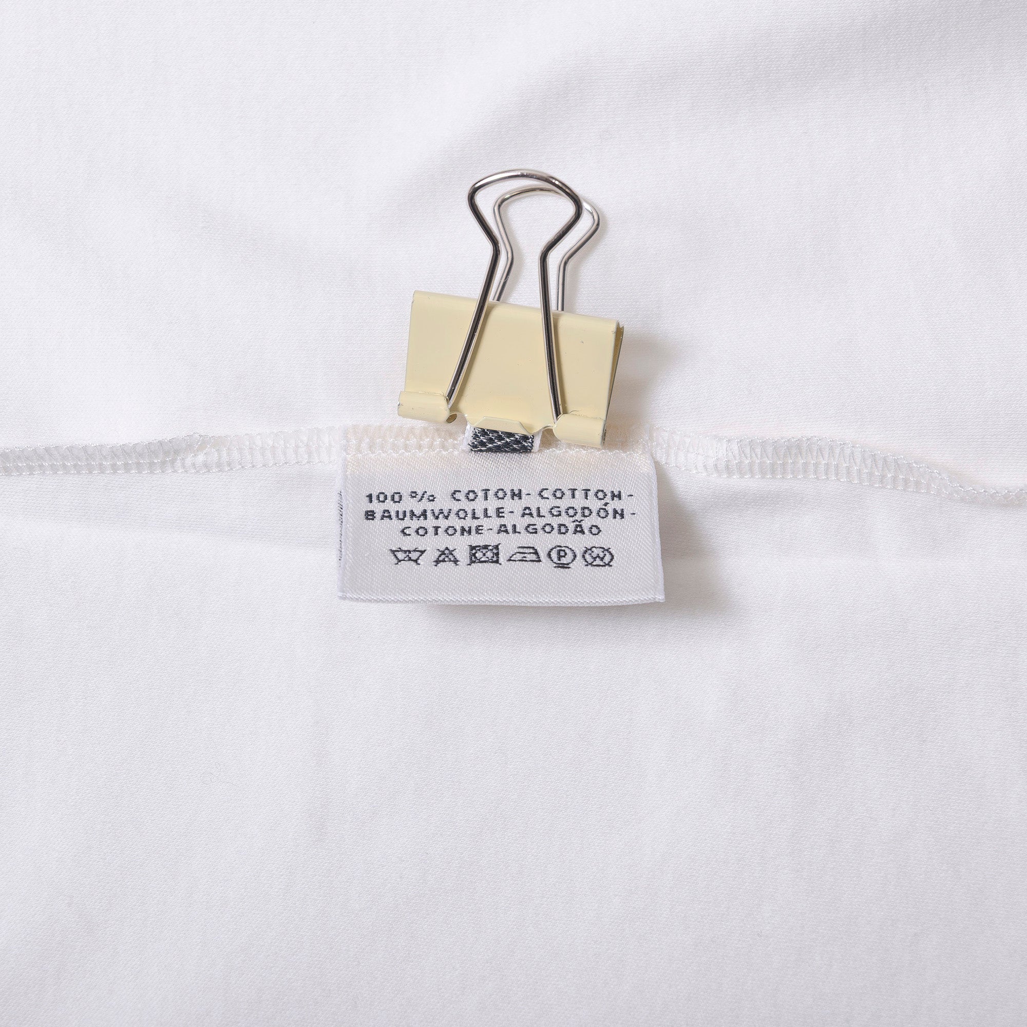 エルメス HERMES クルーネックポケットTシャツ ホワイト レディース 34 フランス製 刺繍ロゴ ポケットT 半袖Tシャツ 白 カットソー