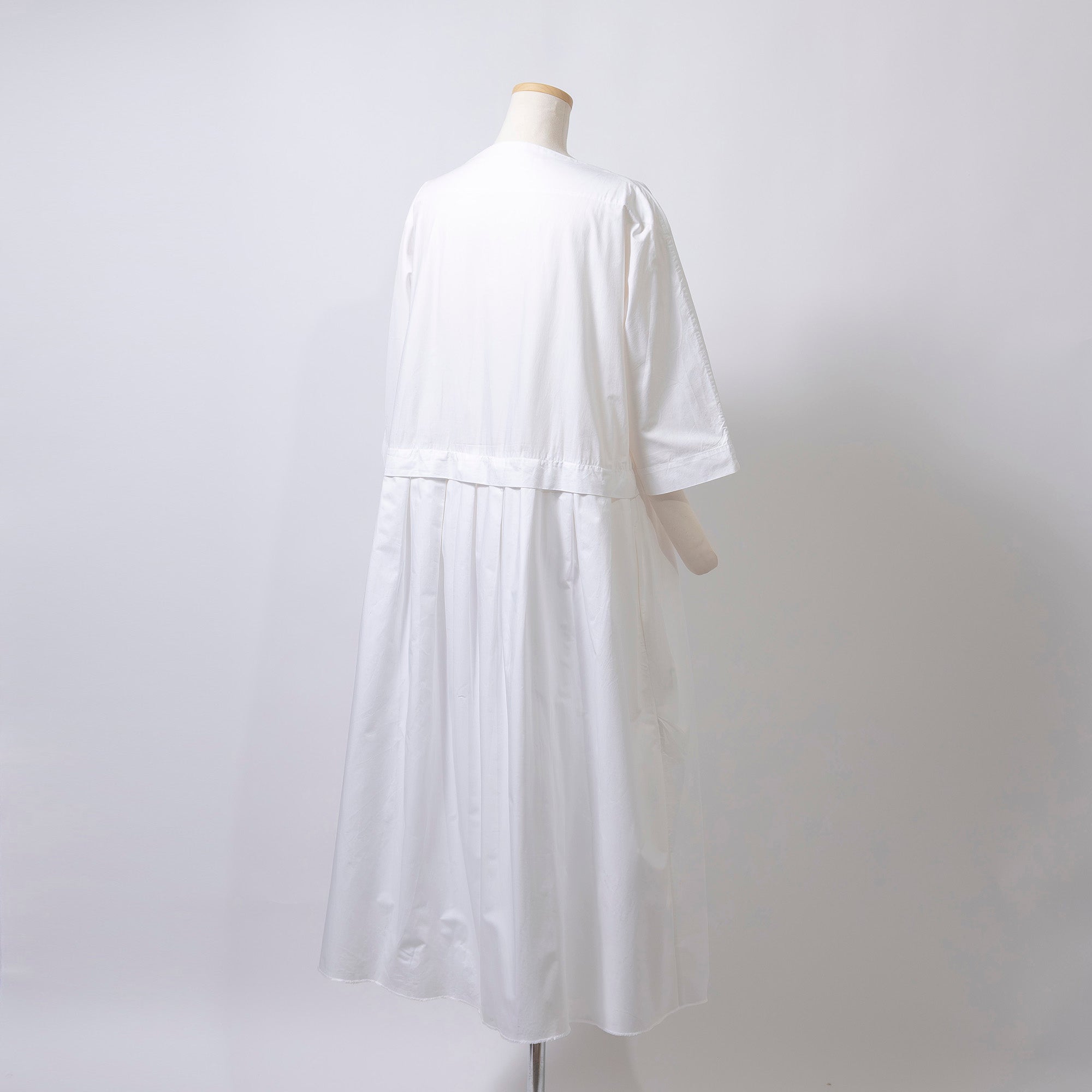 ダニエラグレジス DANIELA GREGIS コムデギャルソン COMME des GARCONS AD2019 ロングワンピース ホワイト コットン100％ イタリア製 変形
